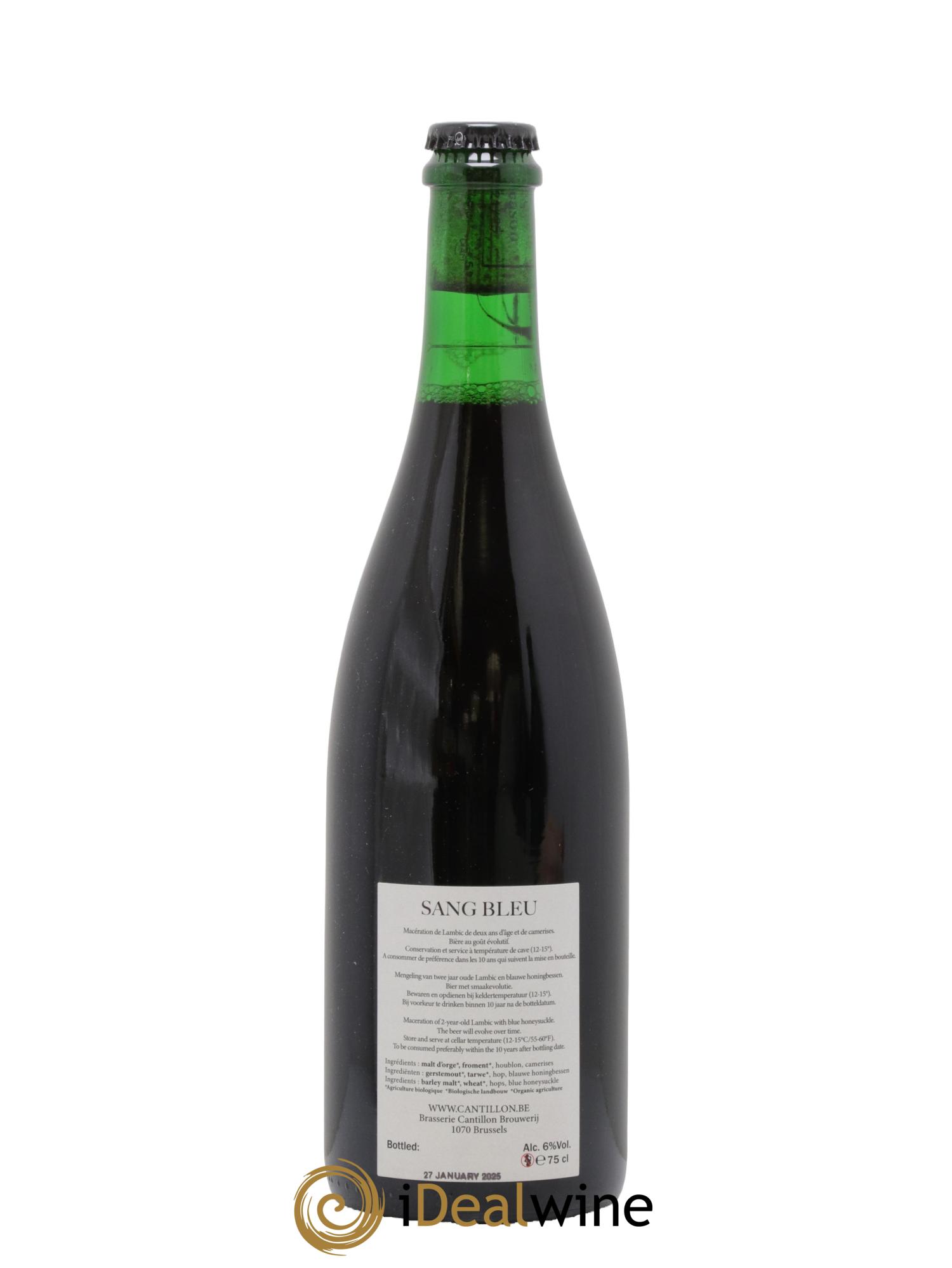 Bière Gueuze Cantillon Sang Bleu (bottled 2025) - Lotto di 1 bottiglia - 1