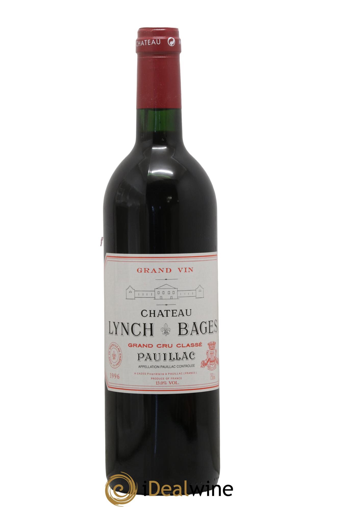 Château Lynch Bages 5ème Grand Cru Classé 1996 - Posten von 1 Flasche - 0