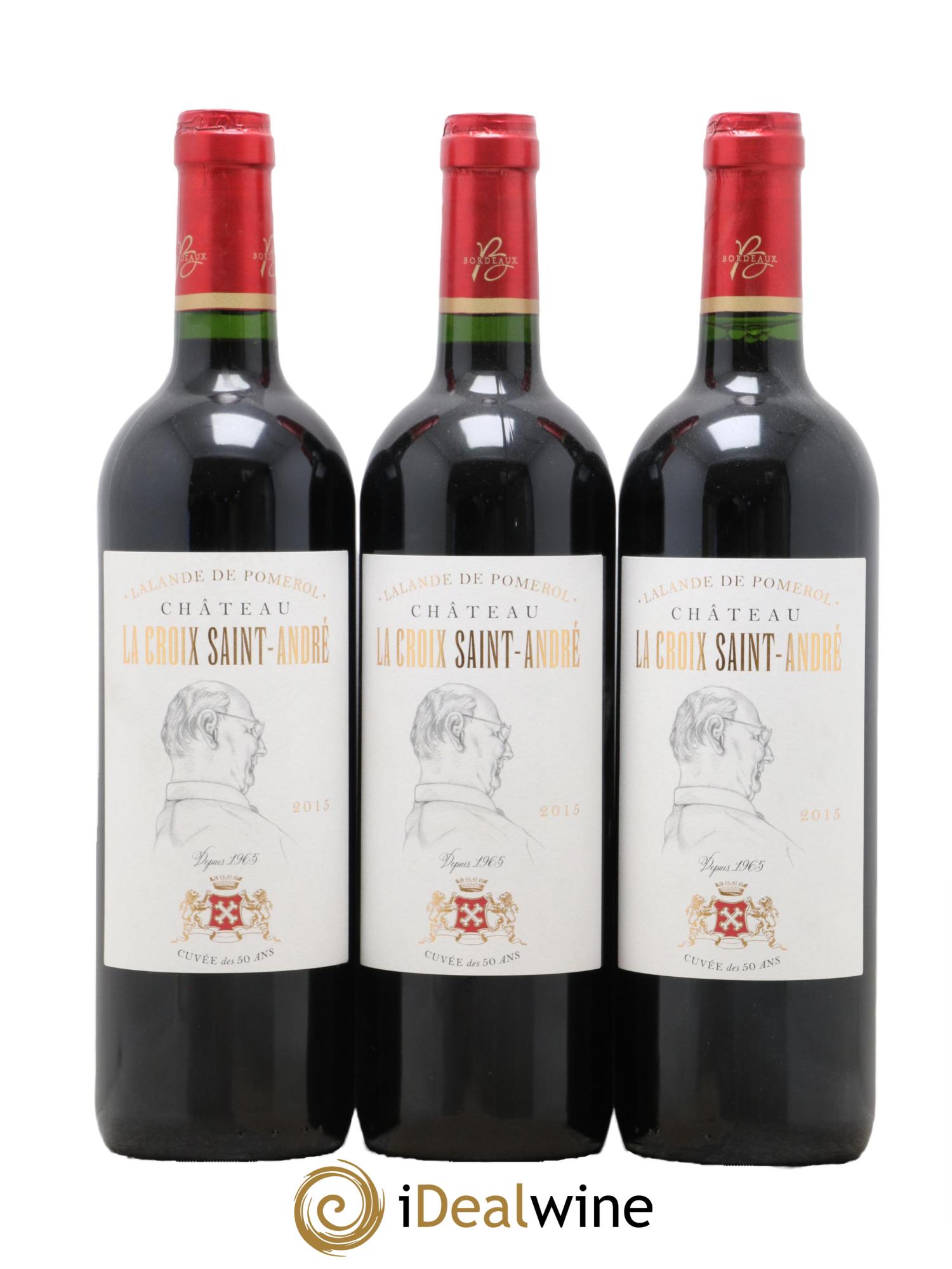 Château La Croix Saint André  2015 - Posten von 3 Flaschen - 0