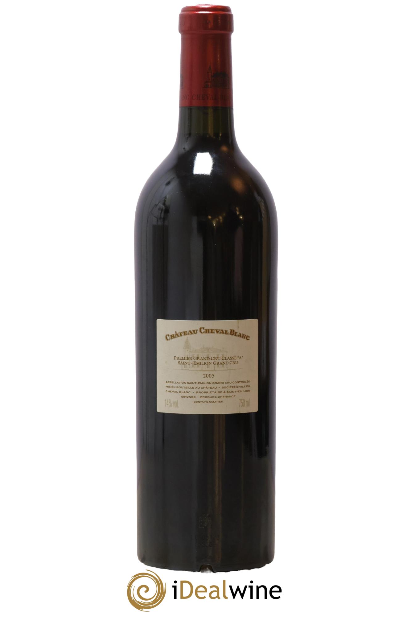 Château Cheval Blanc 1er Grand Cru Classé A 2005 - Lot de 1 bouteille - 1