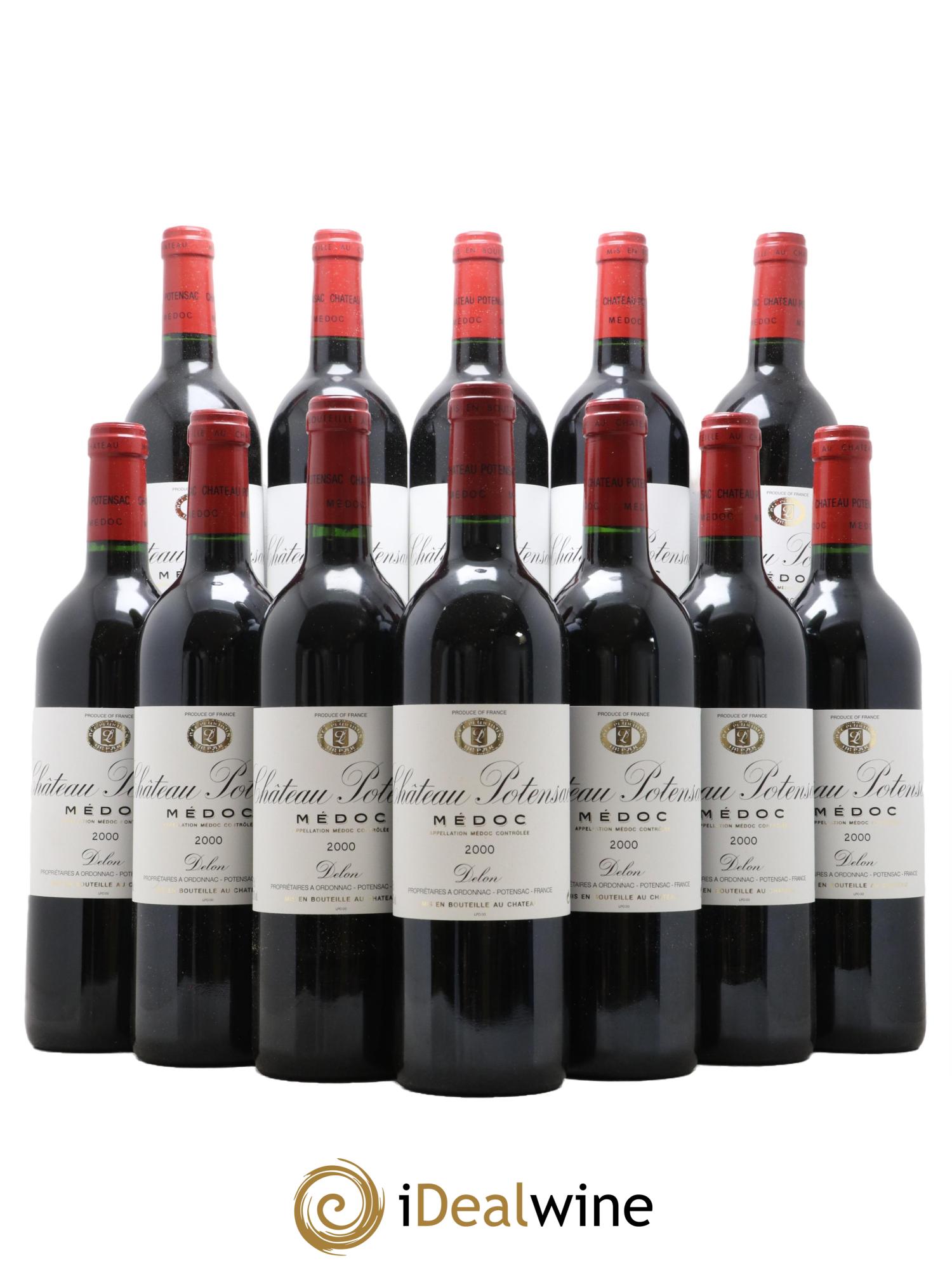 Château Potensac 2000 - Lot de 12 bouteilles - 0