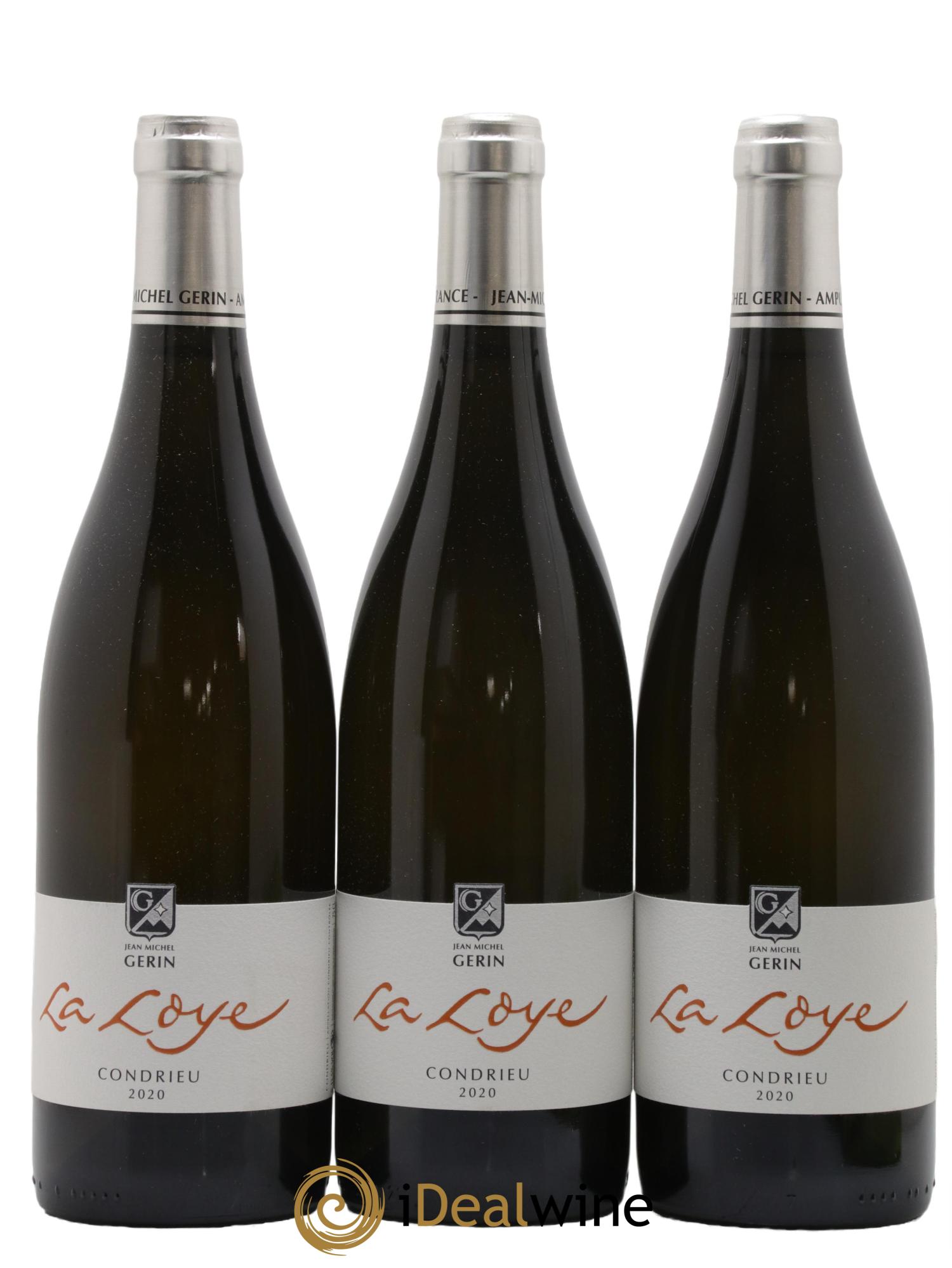 Condrieu La Loye Jean-Michel Gerin 2020 - Lot of 3 bottles - 0