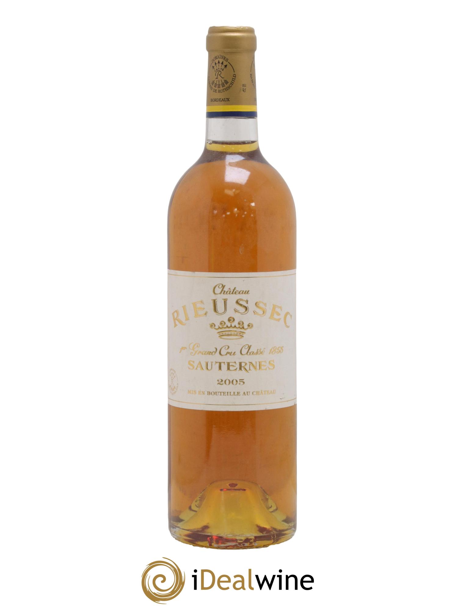 Château Rieussec 1er Grand Cru Classé 2005 - Lot de 1 bouteille - 0