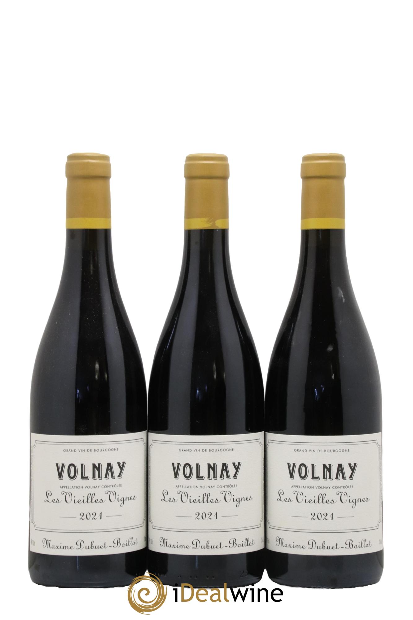 Volnay Vieilles Vignes Maxime Dubuet Boillot 2021 - Lot de 3 bouteilles - 0