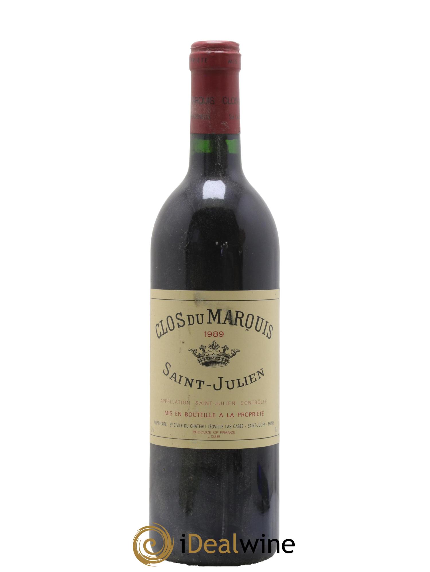Clos du Marquis 1989 - Lot de 1 bouteille - 0
