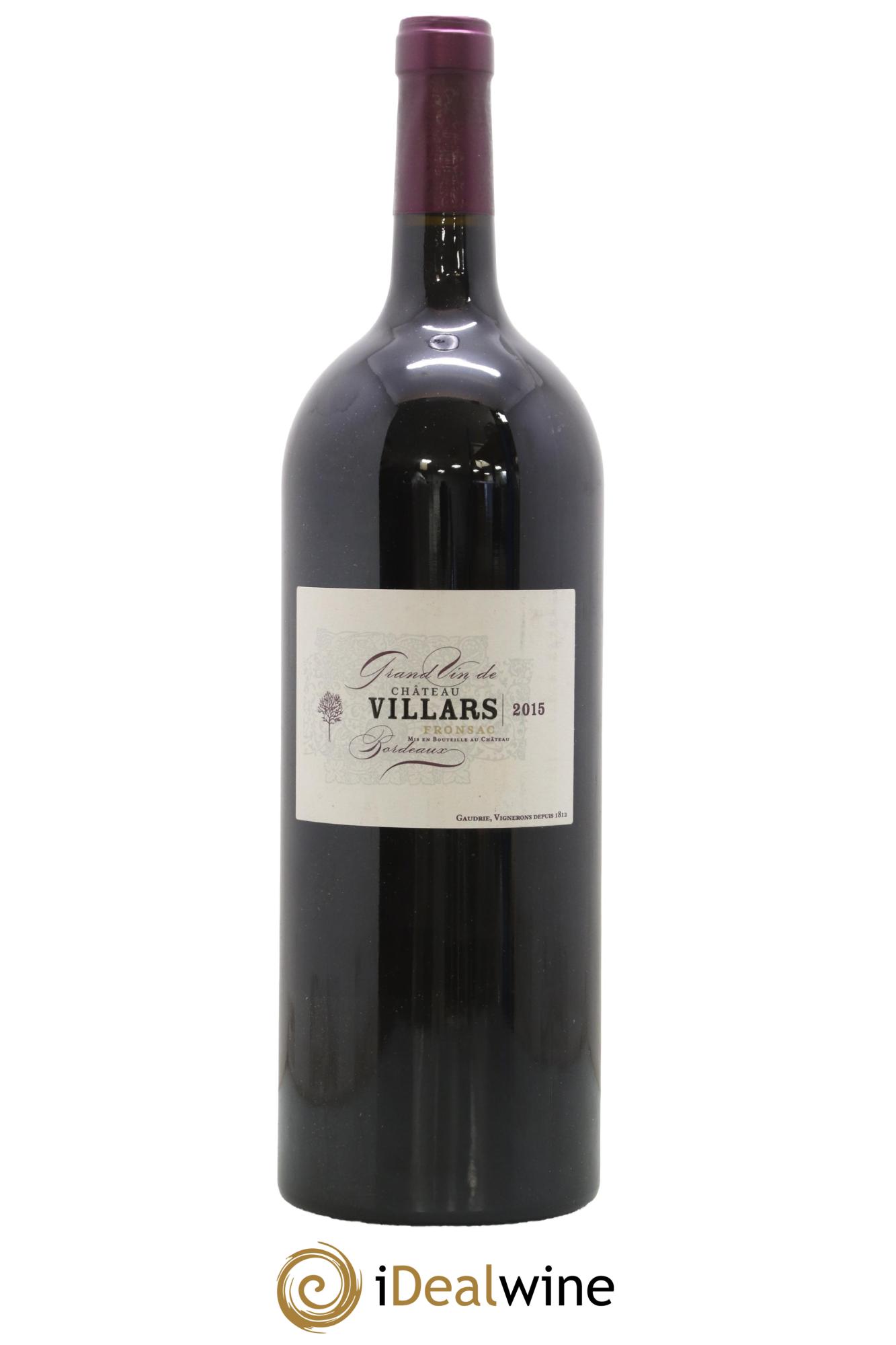 Fronsac Château Villars 2015 - Lotto di 1 magnum - 0