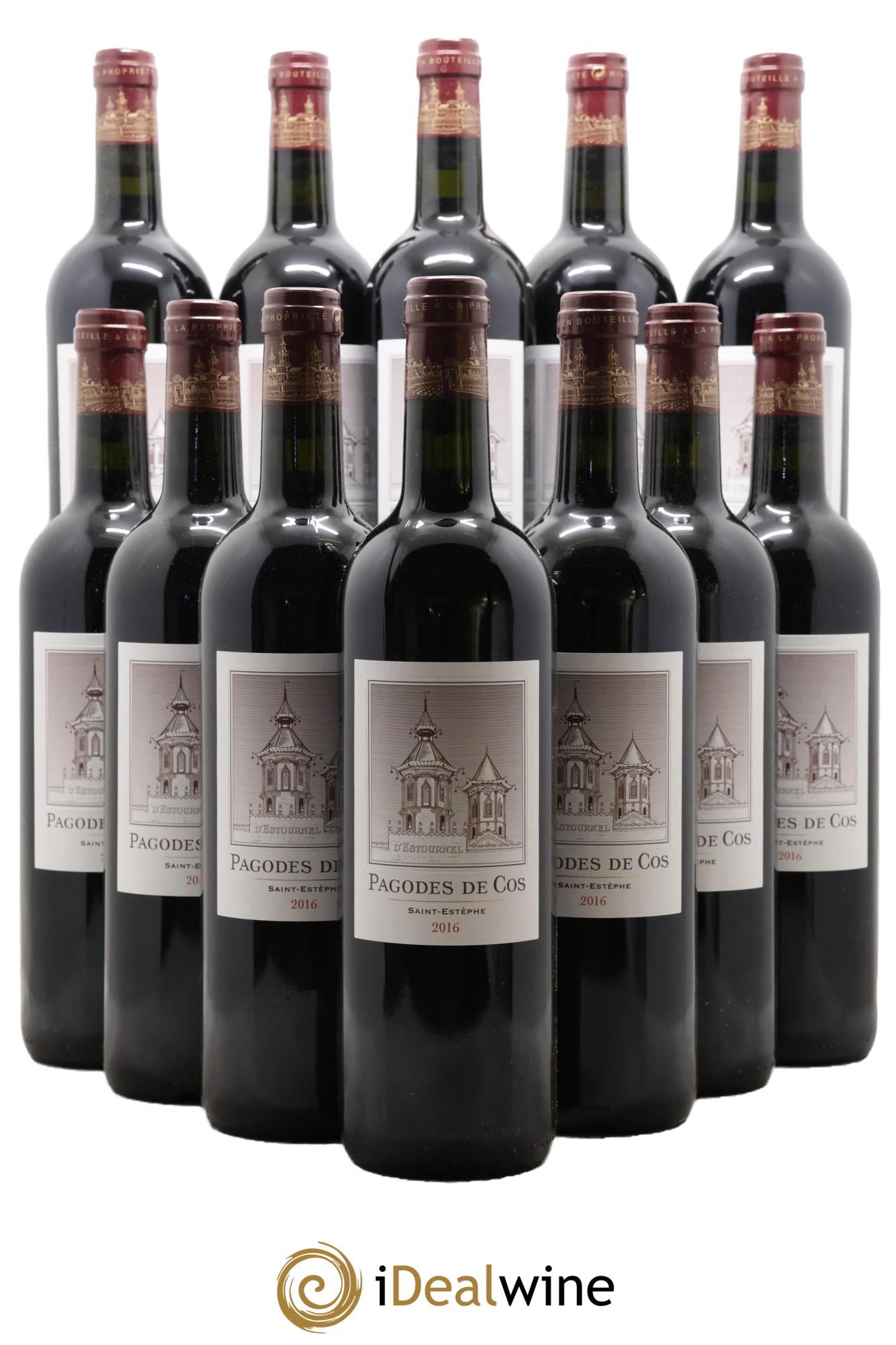 Les Pagodes de Cos Second Vin 2016 - Posten von 12 Flaschen - 0