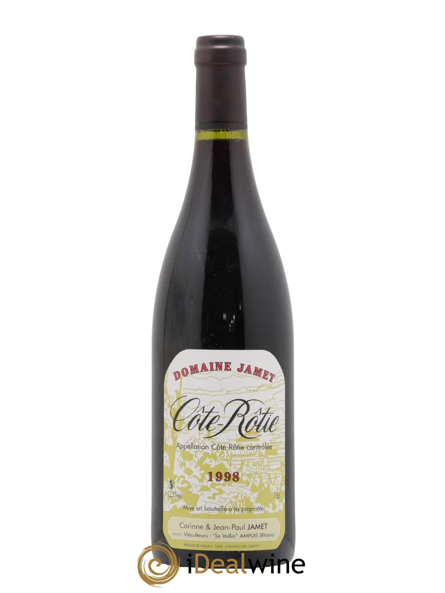 Côte-Rôtie Jamet (Domaine) 1998 - Lot de 1 bouteille - 0