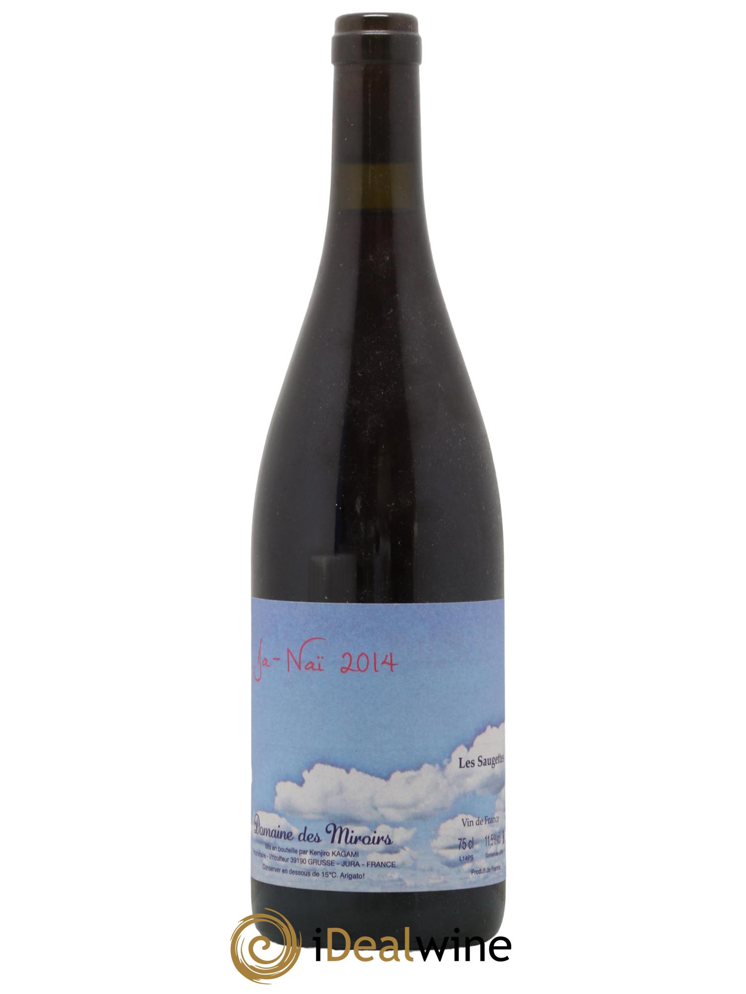 Vin de France Ja Nai Les Saugettes Kenjiro Kagami - Domaine des Miroirs 2014 - Lot de 1 bouteille - 0