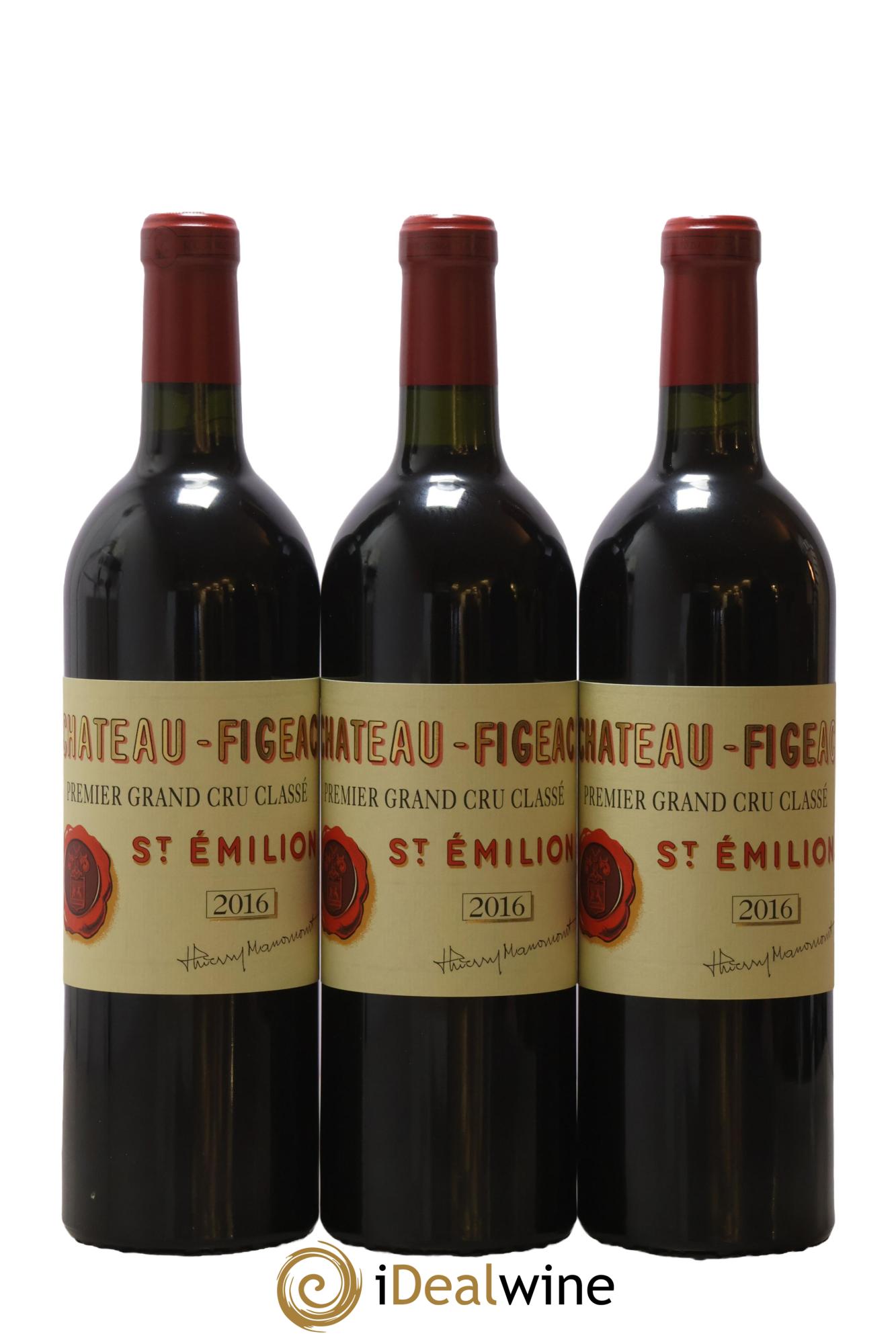 Château Figeac 1er Grand Cru Classé A 2016 - Lot de 6 bouteilles - 1