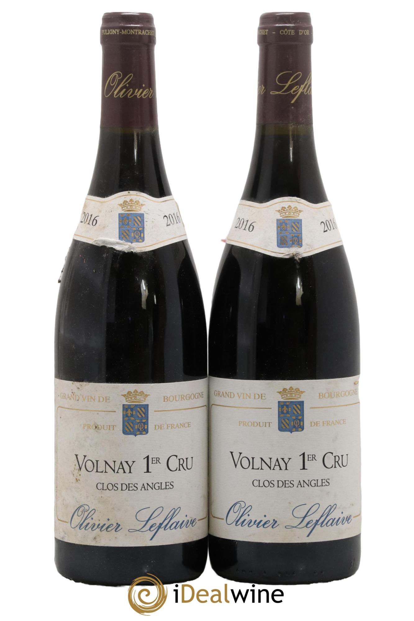 Volnay 1er Cru Clos des Angles Olivier Leflaive 2016 - Lot de 2 bouteilles - 0
