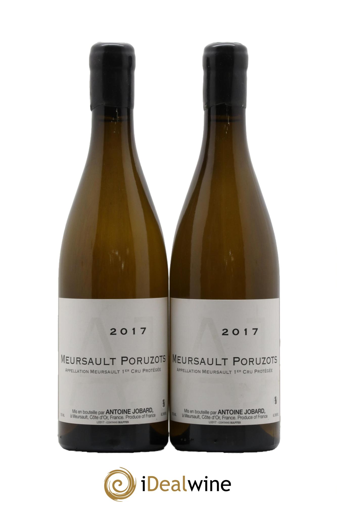 Meursault 1er Cru Poruzots François et Antoine Jobard (Domaine) 2017 - Lot de 2 bouteilles - 0