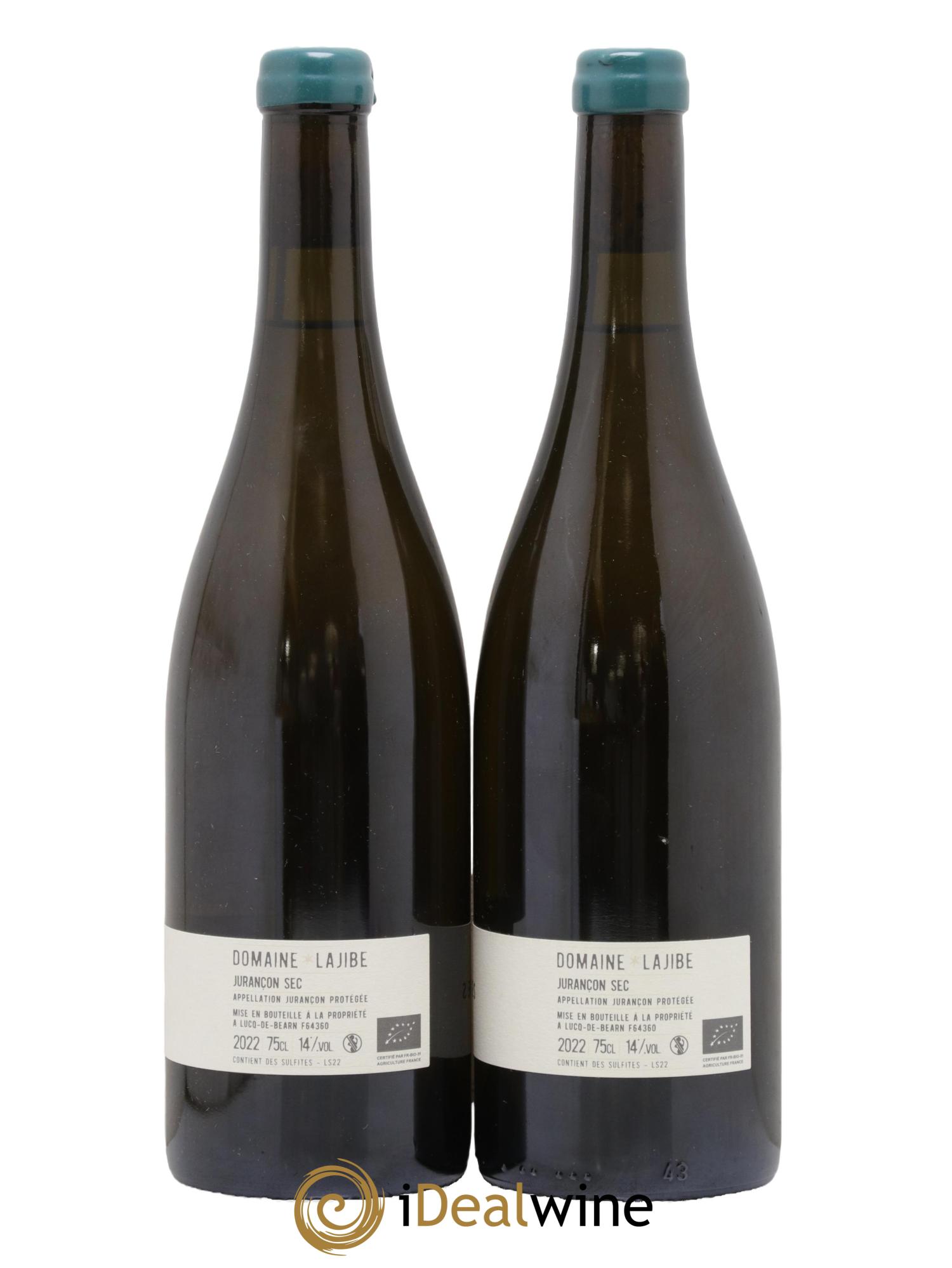 Jurançon sec Serres-Seques Domaine Lajibe - Jean-Baptiste Semmartin 2022 - Lot de 2 bouteilles - 1