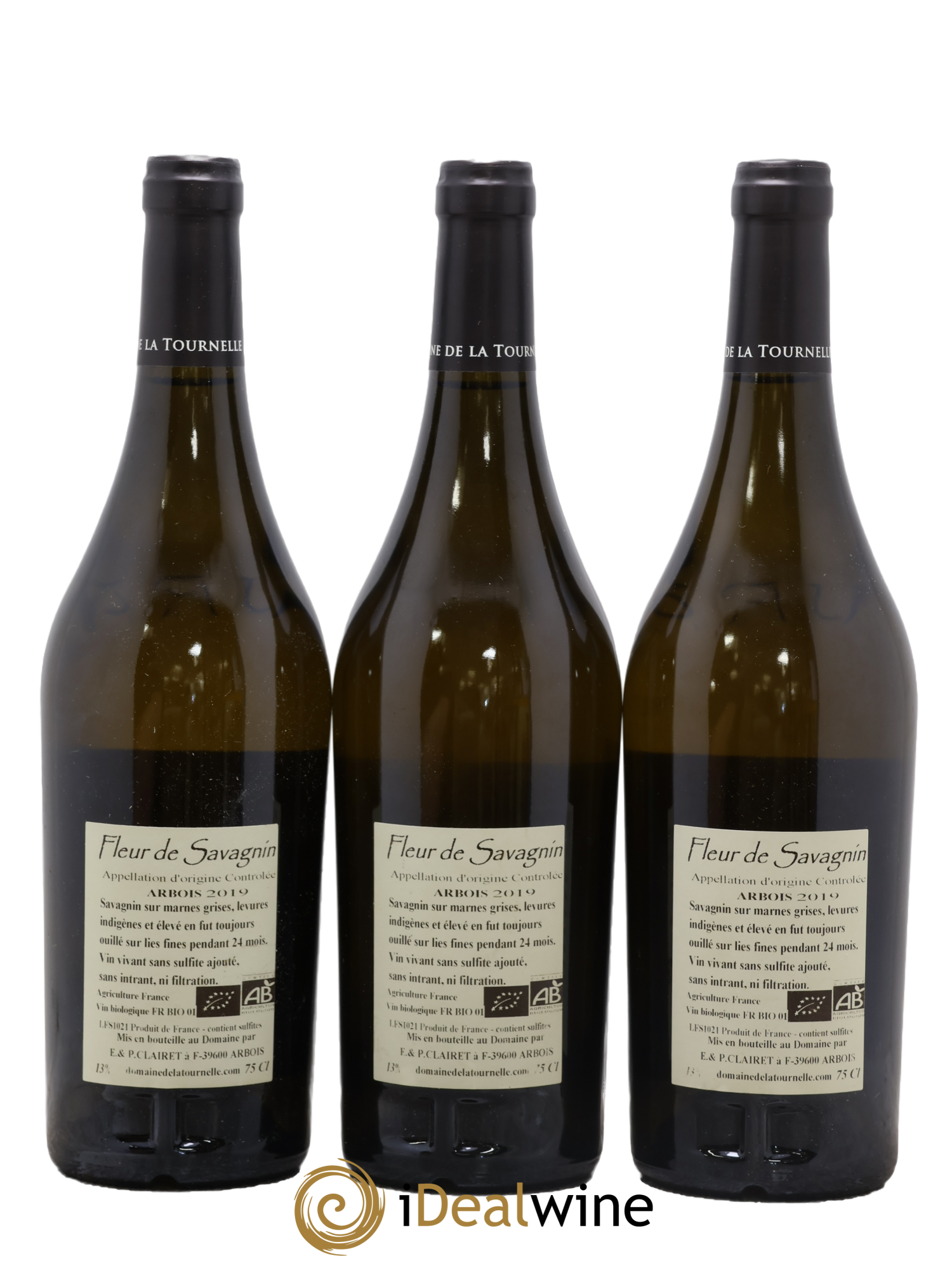 Arbois Fleur De Savagnin Domaine de la Tournelle 2019 - Lot de 3 bouteilles - 1