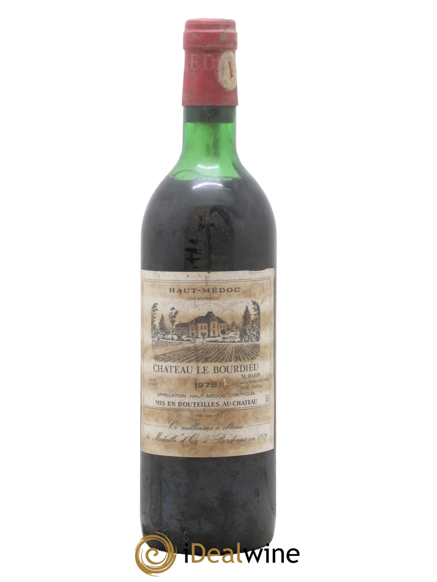 Château le Bourdieu Cru Bourgeois 1978 - Lot of 1 bottle - 0