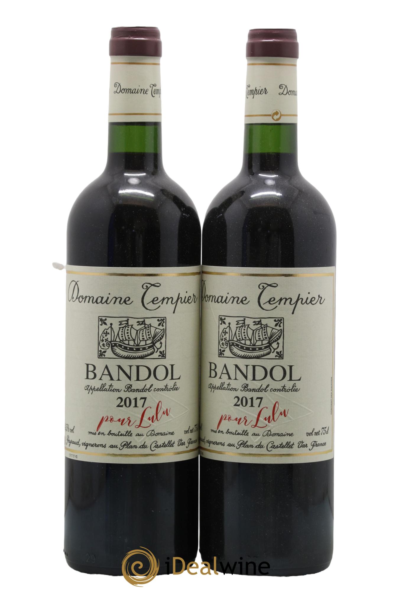 Bandol Domaine Tempier Famille Peyraud 2017 - Lot de 2 bouteilles - 0
