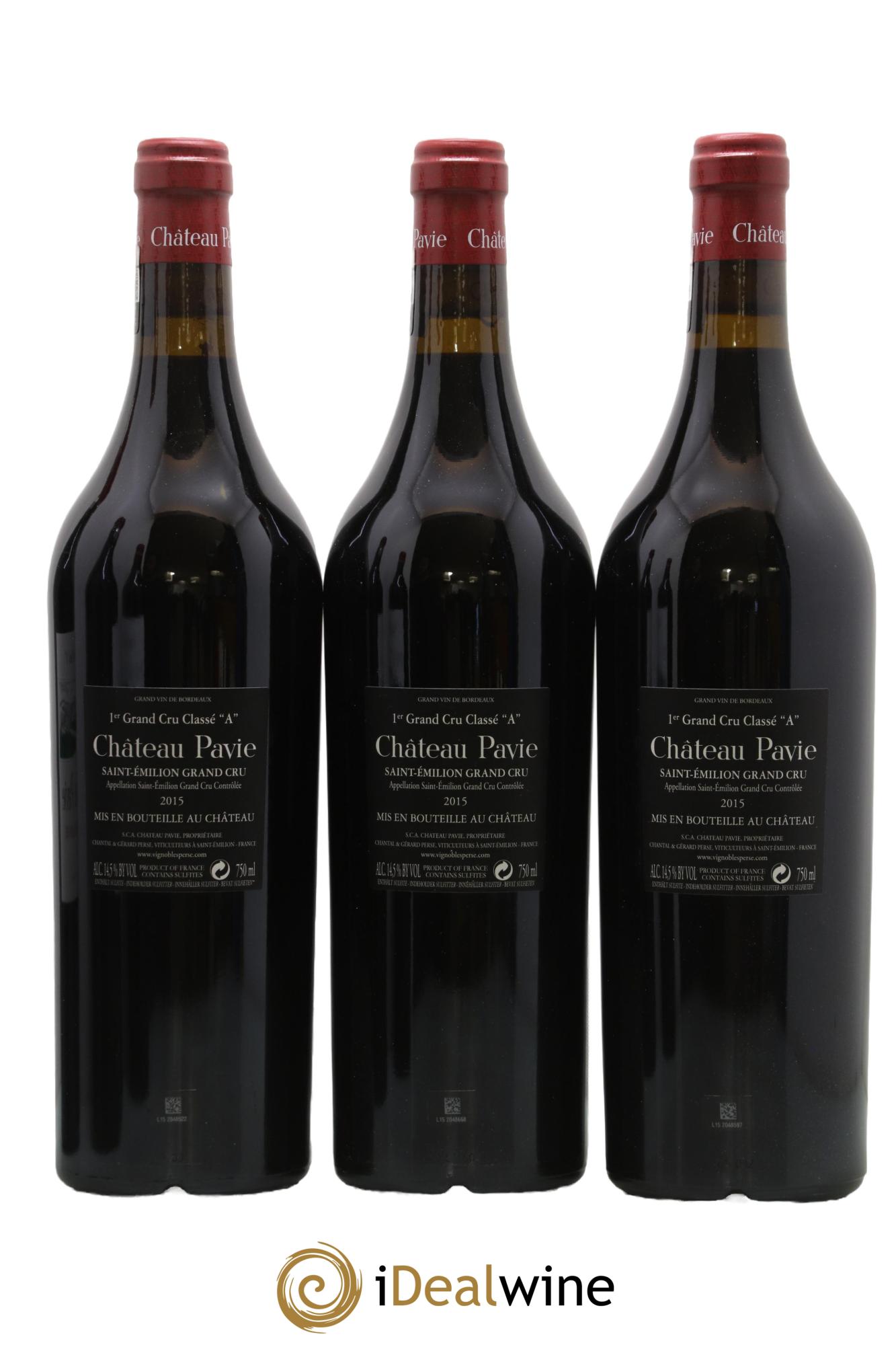 Château Pavie 1er Grand Cru Classé A 2015 - Lot de 6 bouteilles - 2