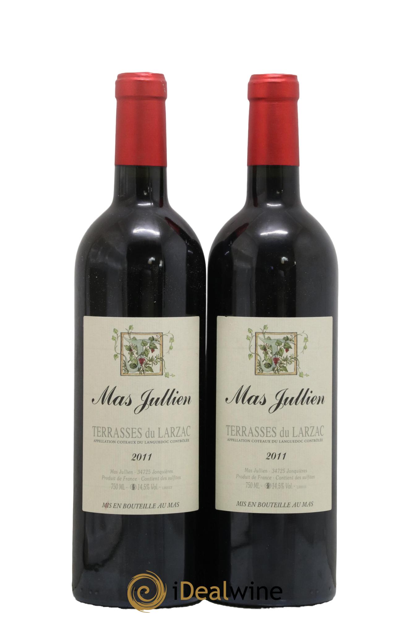 Coteaux du Languedoc - Terrasses du Larzac Mas Jullien Olivier Jullien 2011 - Lot of 2 bottles - 0