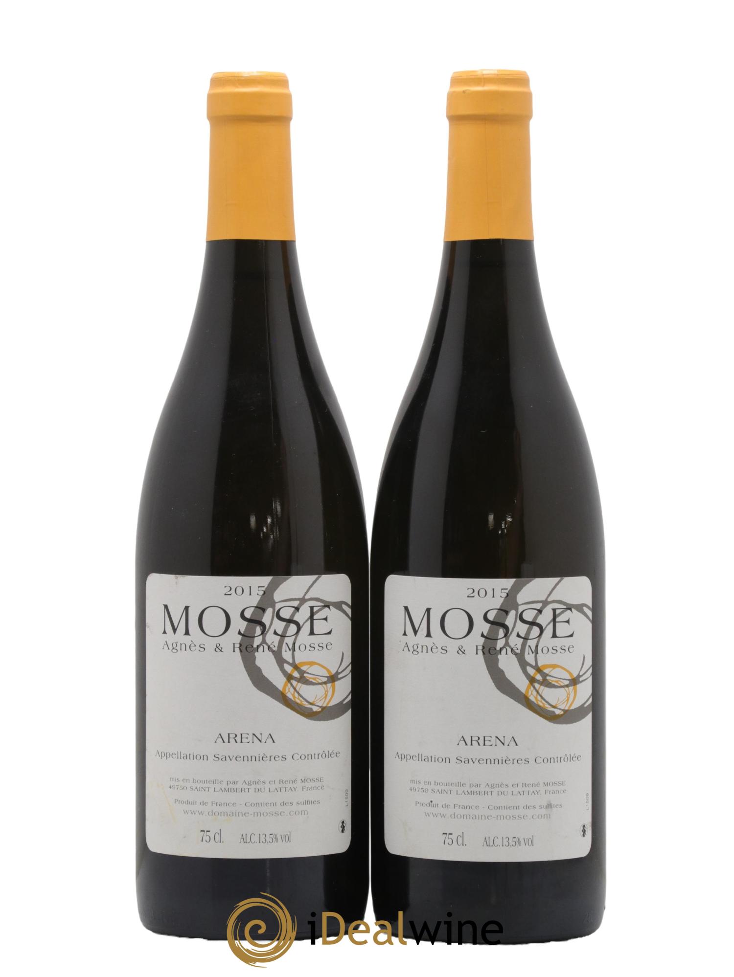 Savennières Arena Domaine Mosse 2015 - Lot de 2 bouteilles - 0