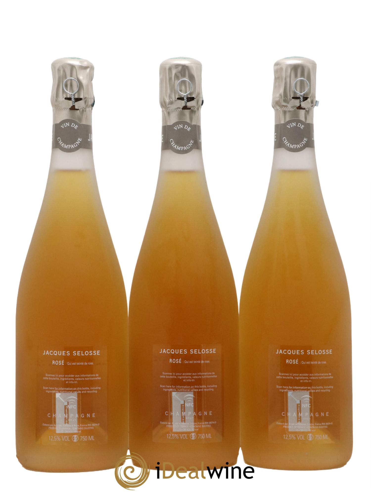 Rosé Brut Jacques Selosse - Lot de 3 bouteilles - 1