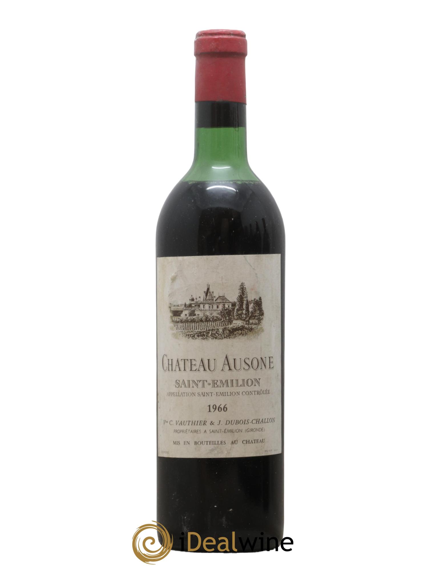 Château Ausone 1er Grand Cru Classé A 1966 - Lot de 1 bouteille - 0