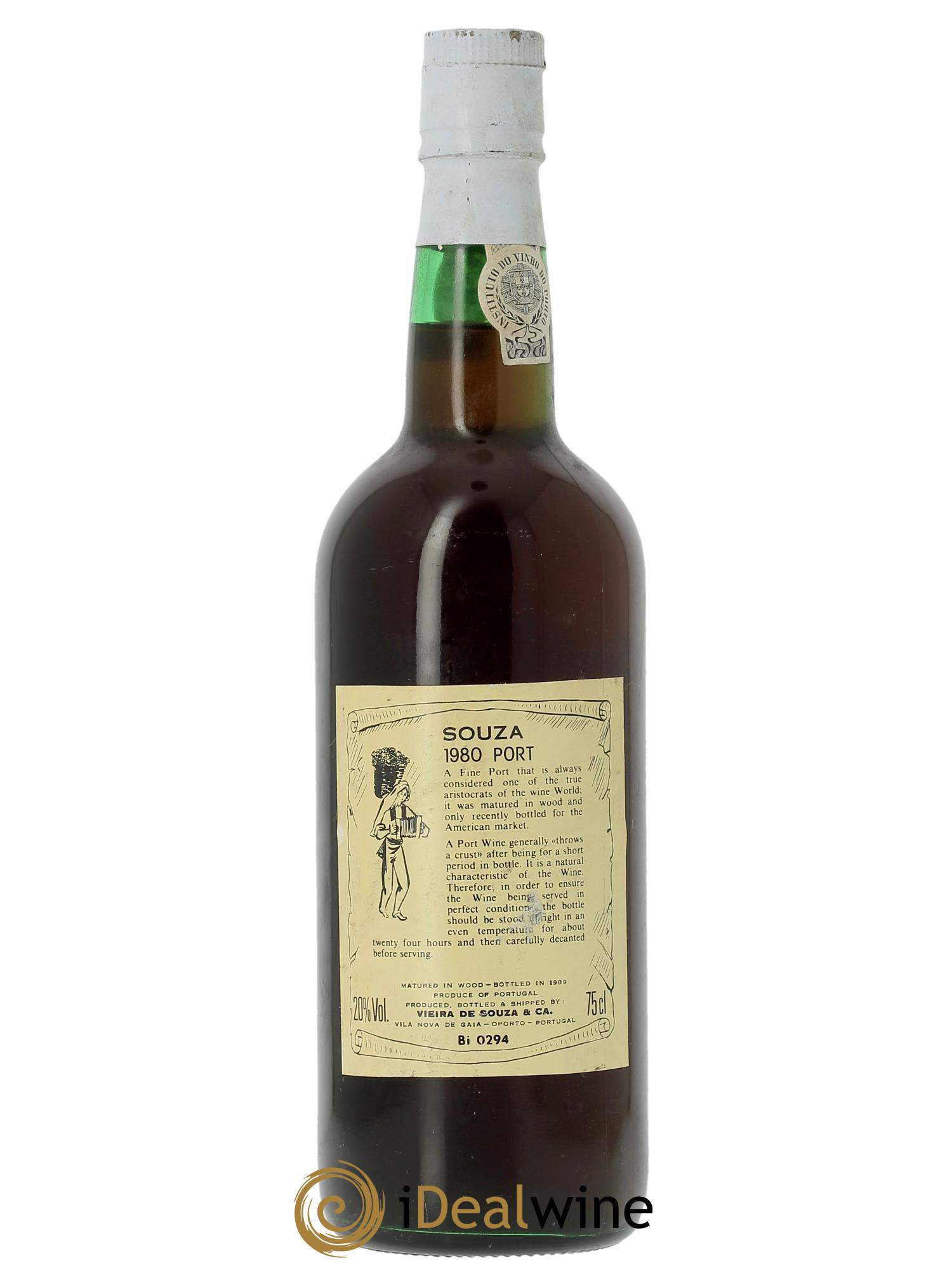 Porto Souza Port Matured in Wood 1980 - Lot de 1 bouteille - 0