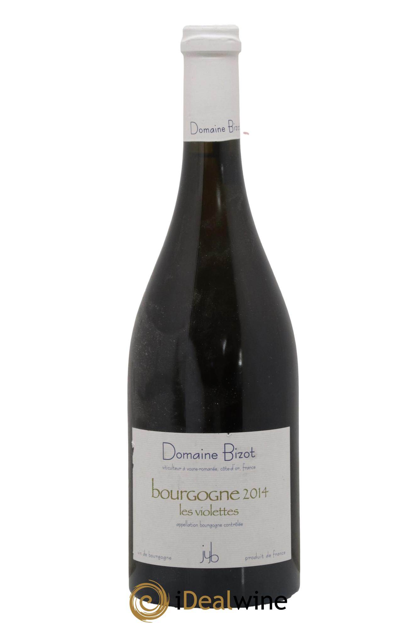 Bourgogne Les Violettes Bizot (Domaine) 2014 - Lot de 1 bouteille - 0