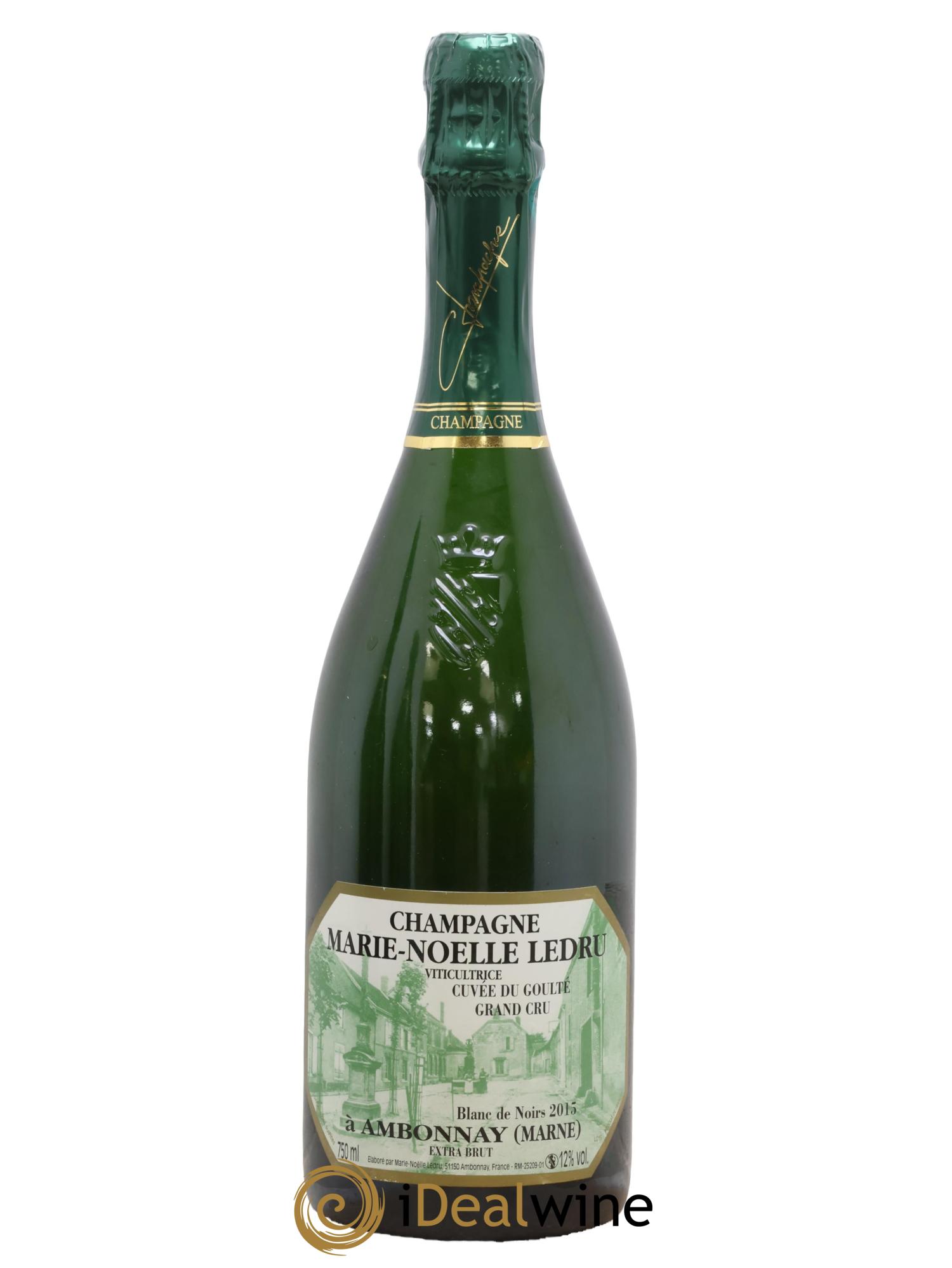 Cuvée du Goulté Blanc de Noirs Marie-Noëlle Ledru 2015 - Lot de 1 bouteille - 0