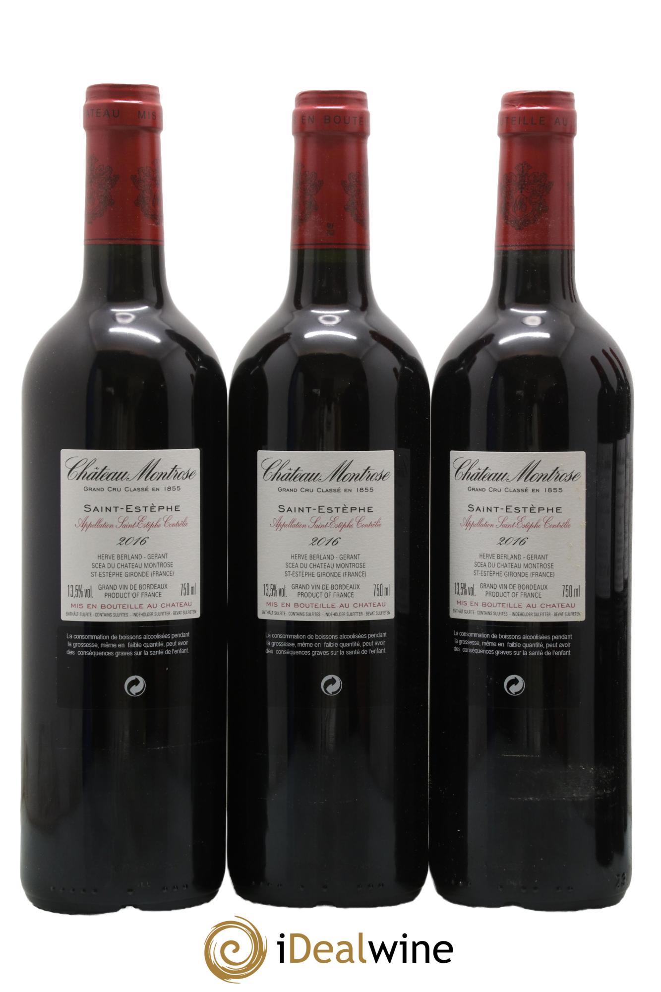 Château Montrose 2ème Grand Cru Classé 2016 - Lot de 6 bouteilles - 4
