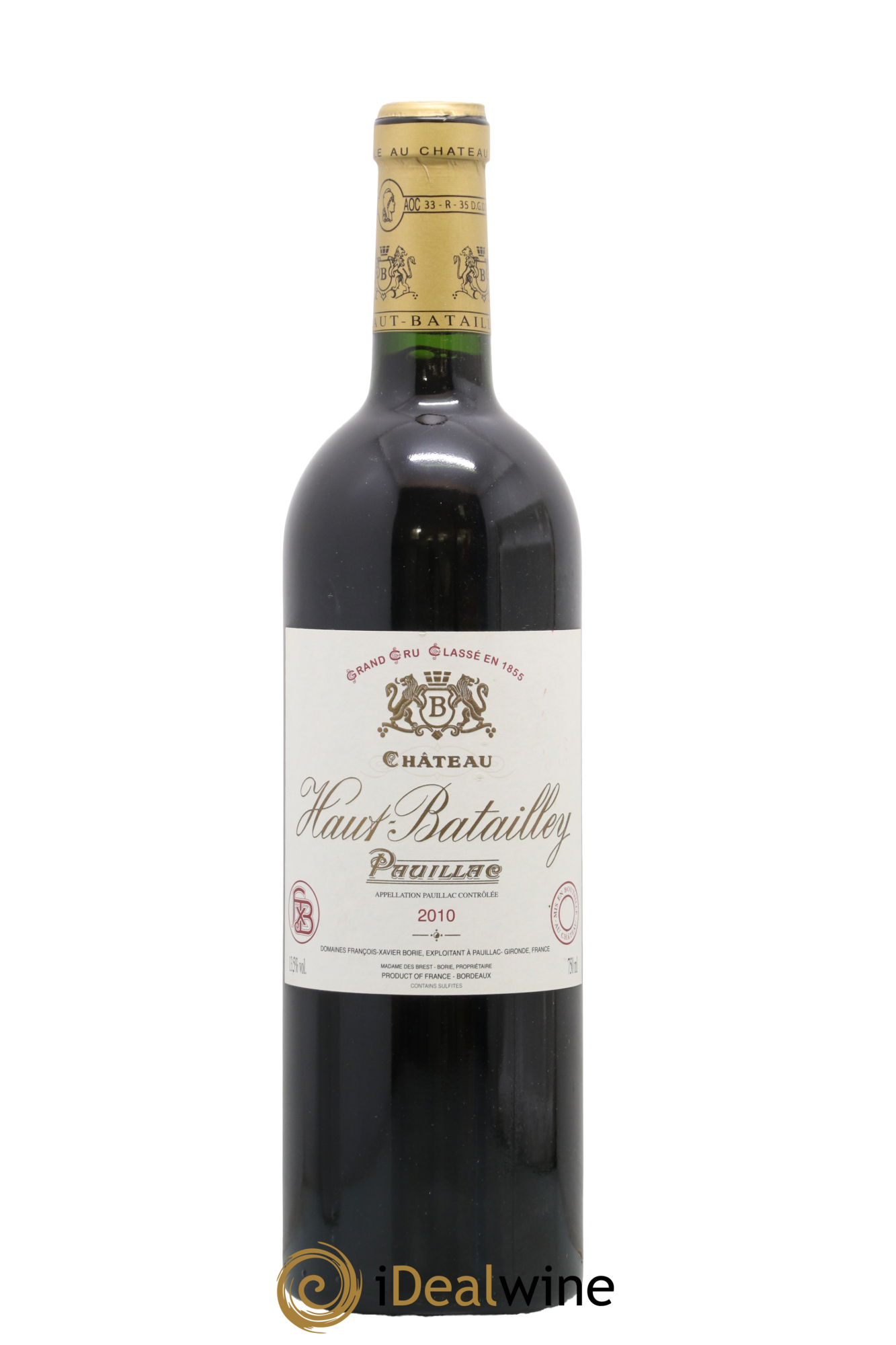 Château Haut Batailley 5ème Grand Cru Classé 2010 - Lot de 1 bouteille - 0
