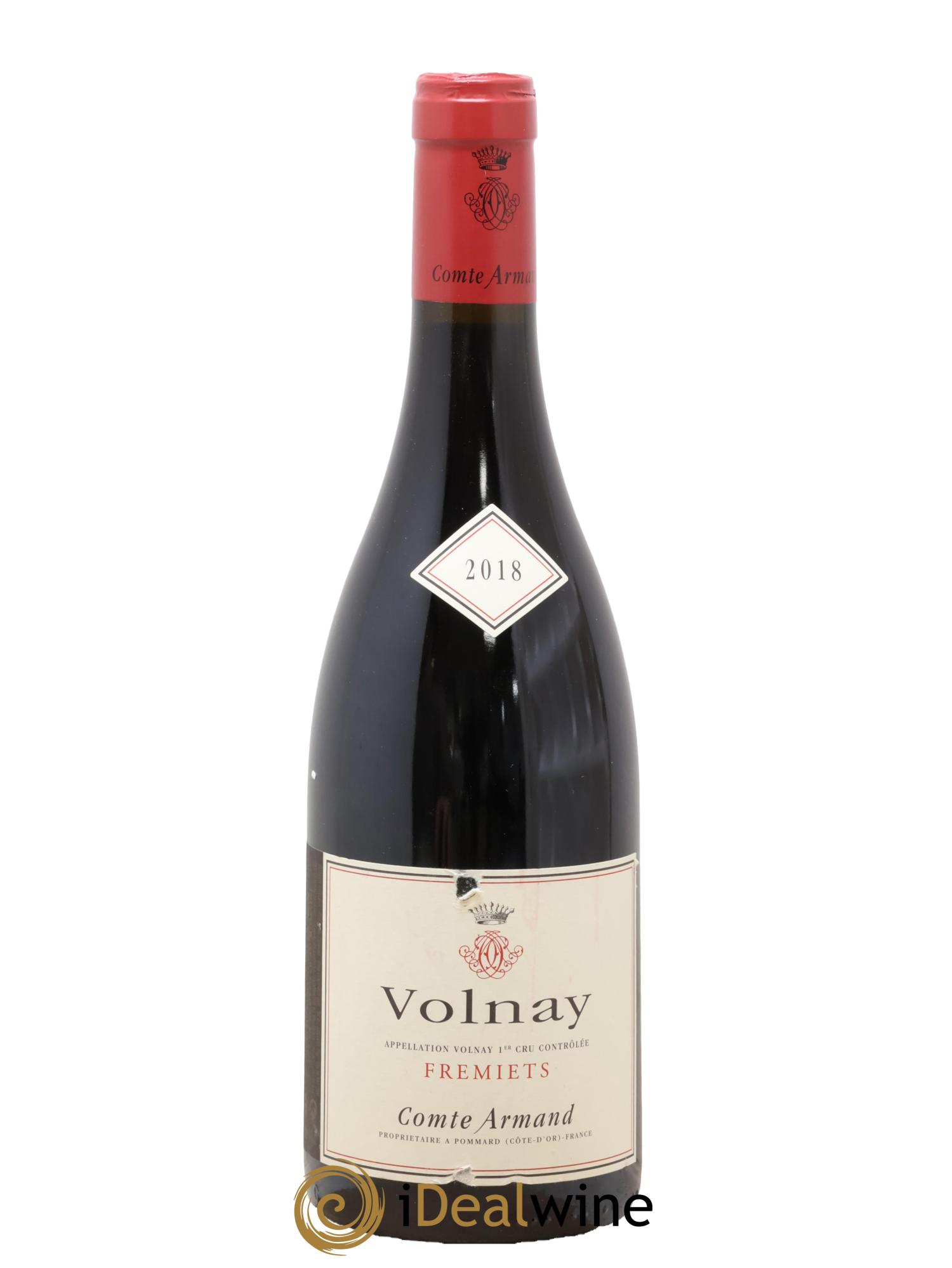Volnay 1er Cru Les Frémiets Comte Armand 2018 - Lot de 1 bouteille - 0