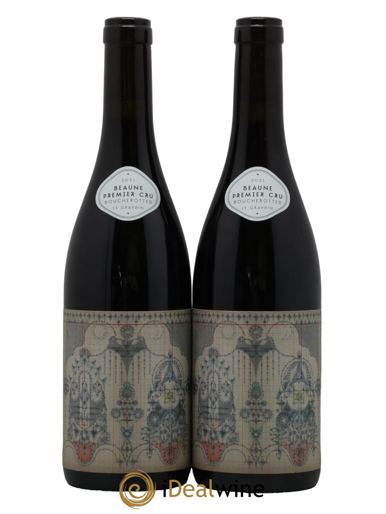 Beaune 1er Cru Boucherottes Le Grappin 2021 - Lot de 2 bouteilles - 0