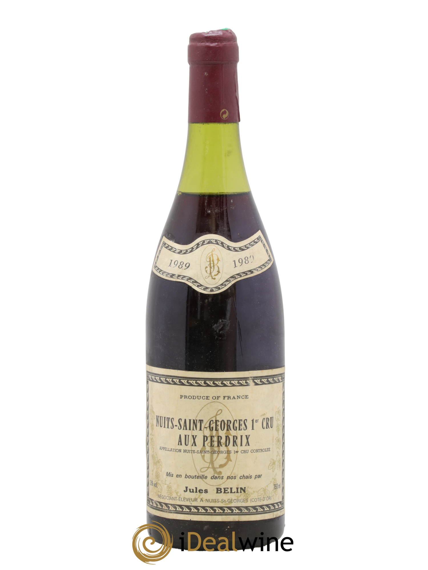 Nuits-Saint-Georges 1er Cru Aux Perdrix Jules Belin 1989 - Lot de 1 bouteille - 0