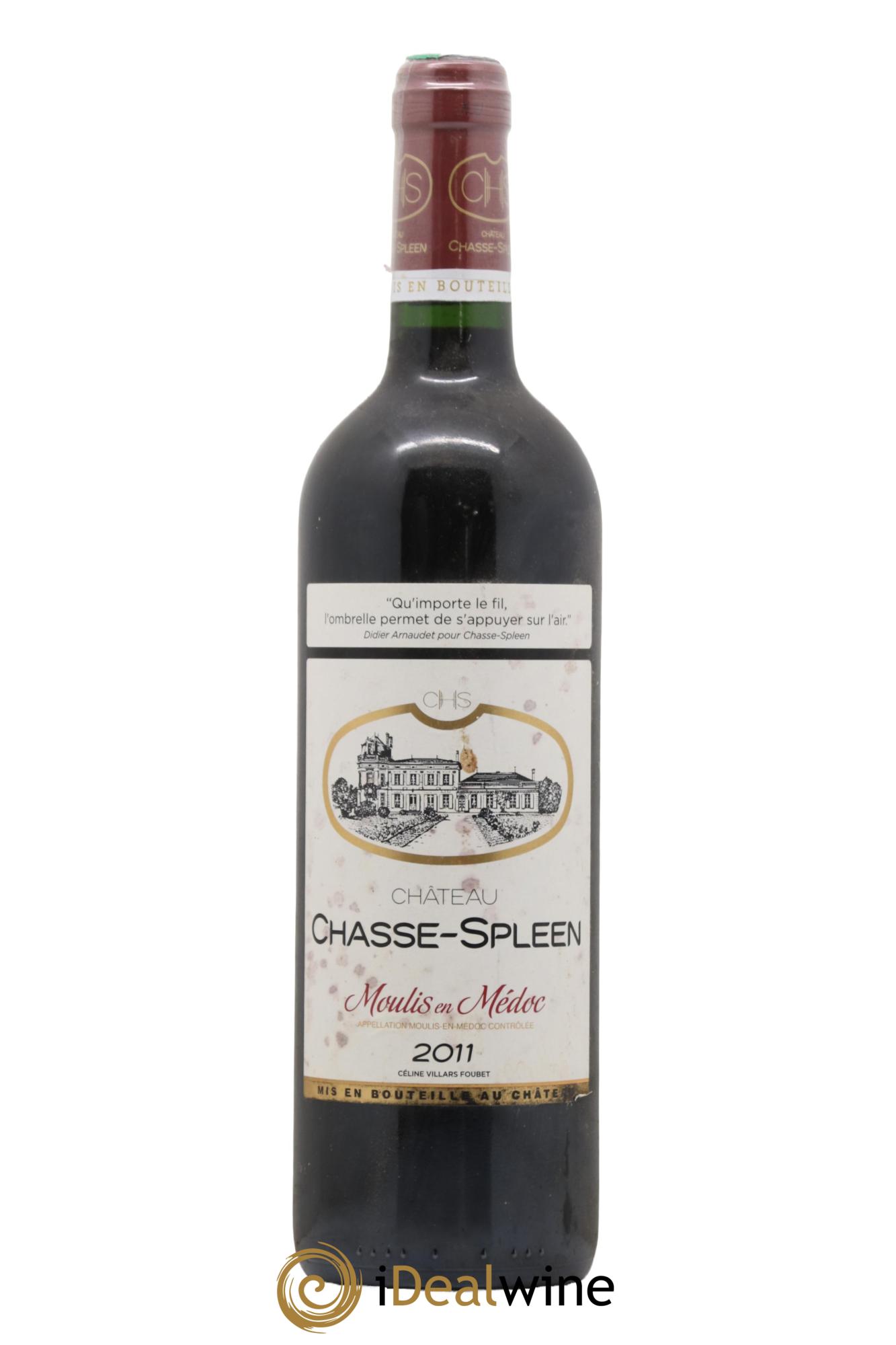 Château Chasse Spleen 2011 - Lot de 1 bouteille - 0
