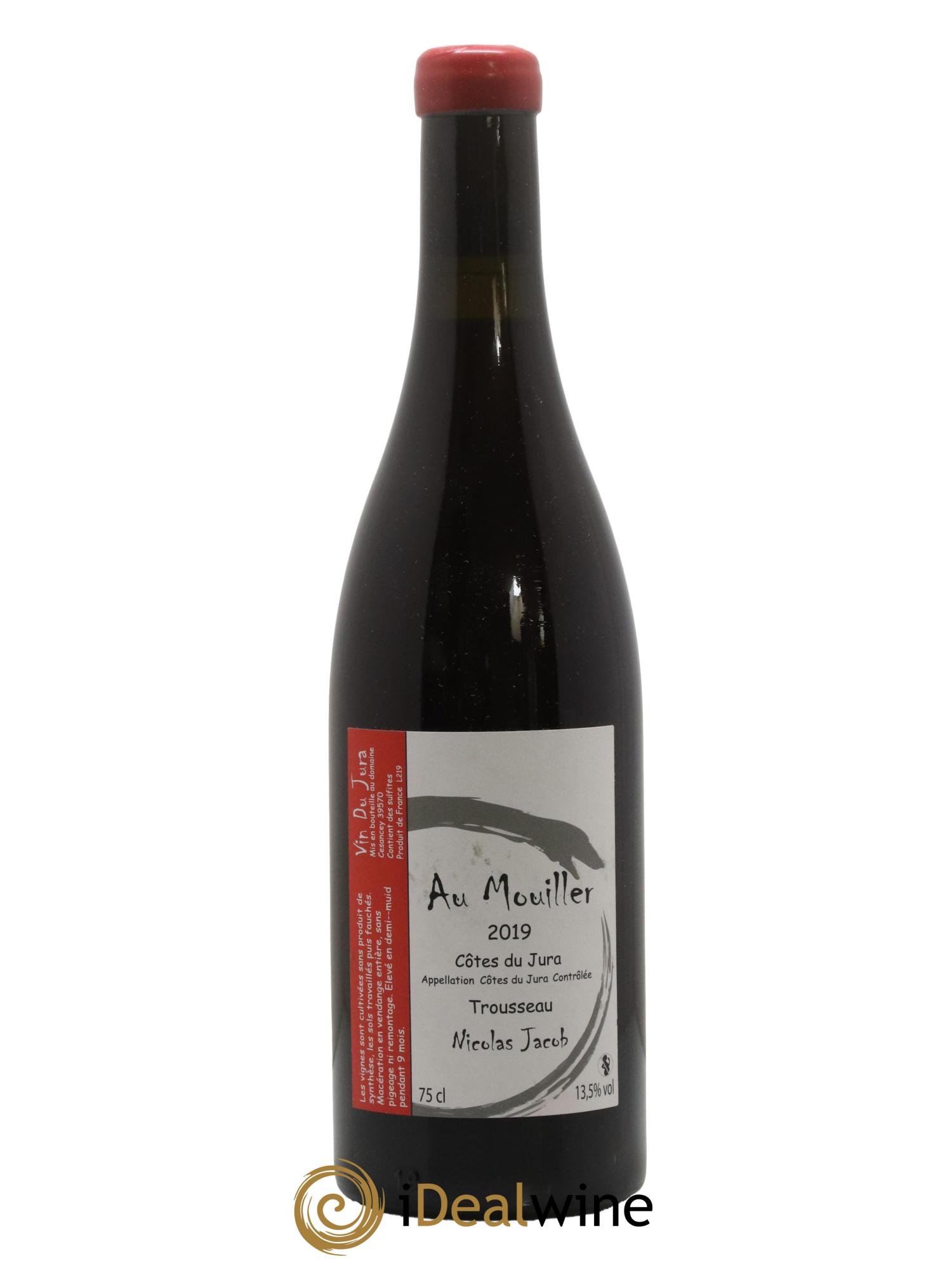 Côtes du Jura Trousseau Au Mouiller Nicolas Jacob 2019 - Lot de 1 bouteille - 0