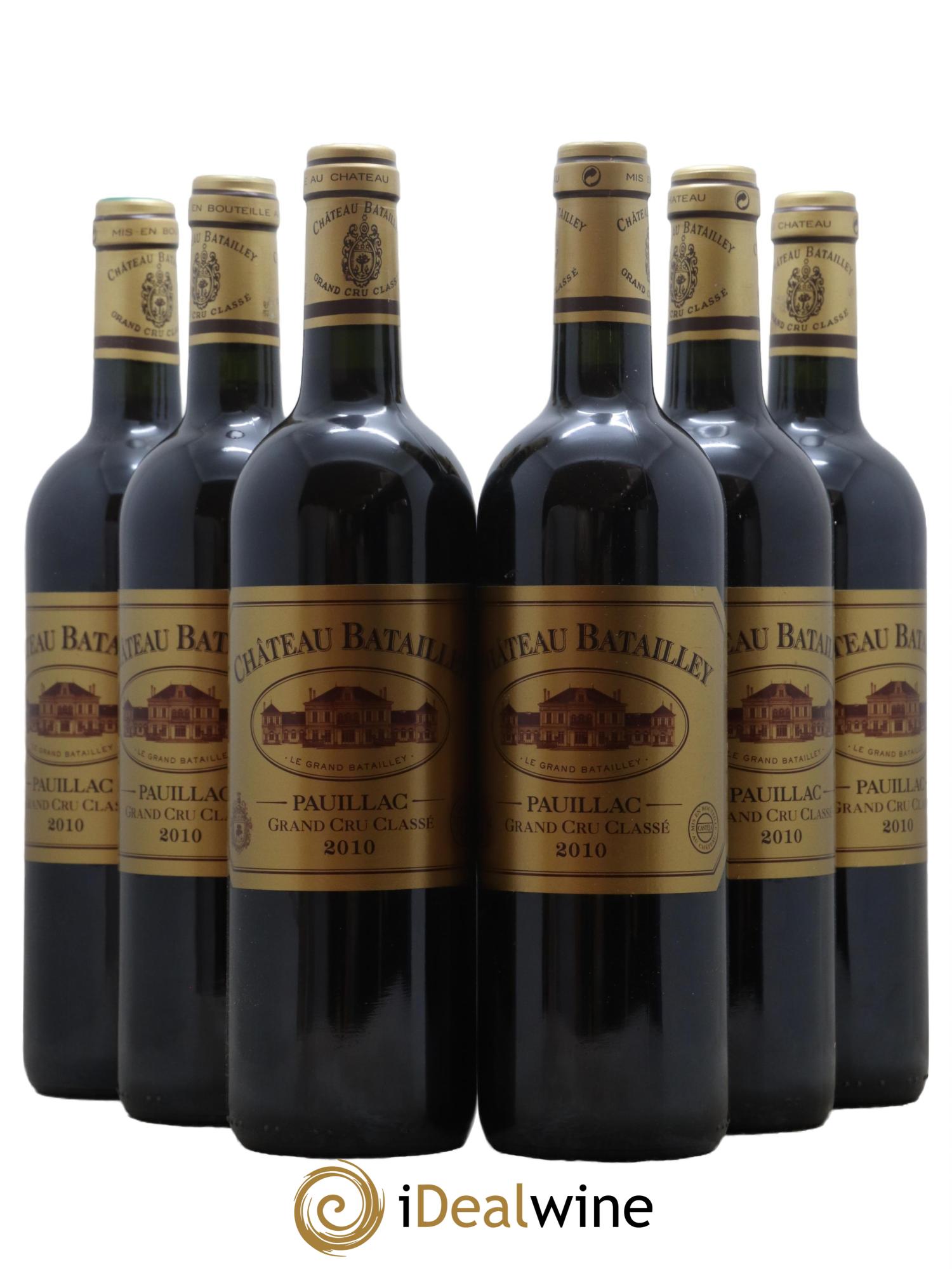 Château Batailley 5ème Grand Cru Classé 2010 - Lot de 6 bouteilles - 0