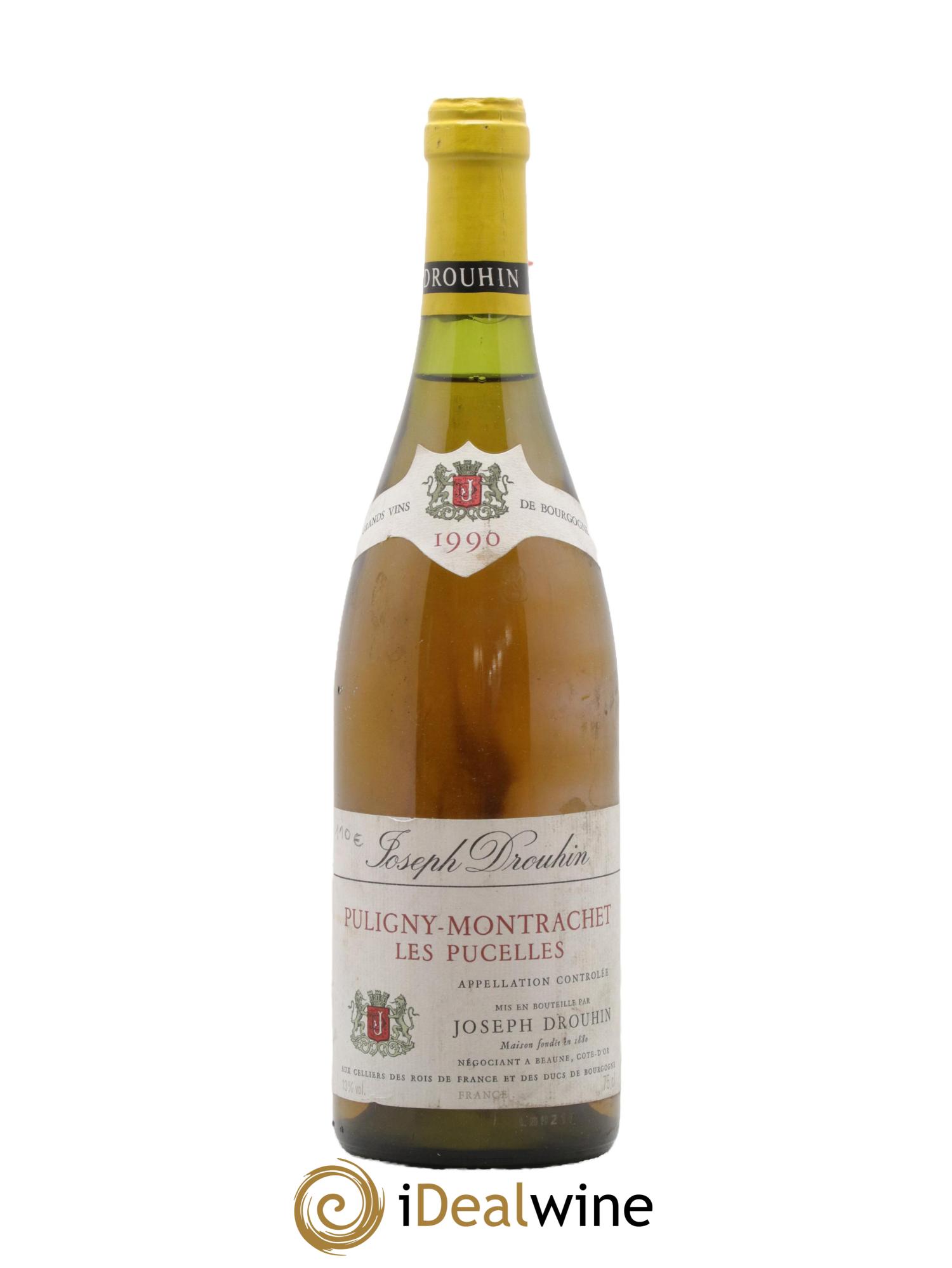 Puligny-Montrachet 1er Cru Les Pucelles Joseph Drouhin 1990 - Lot de 1 bouteille - 0