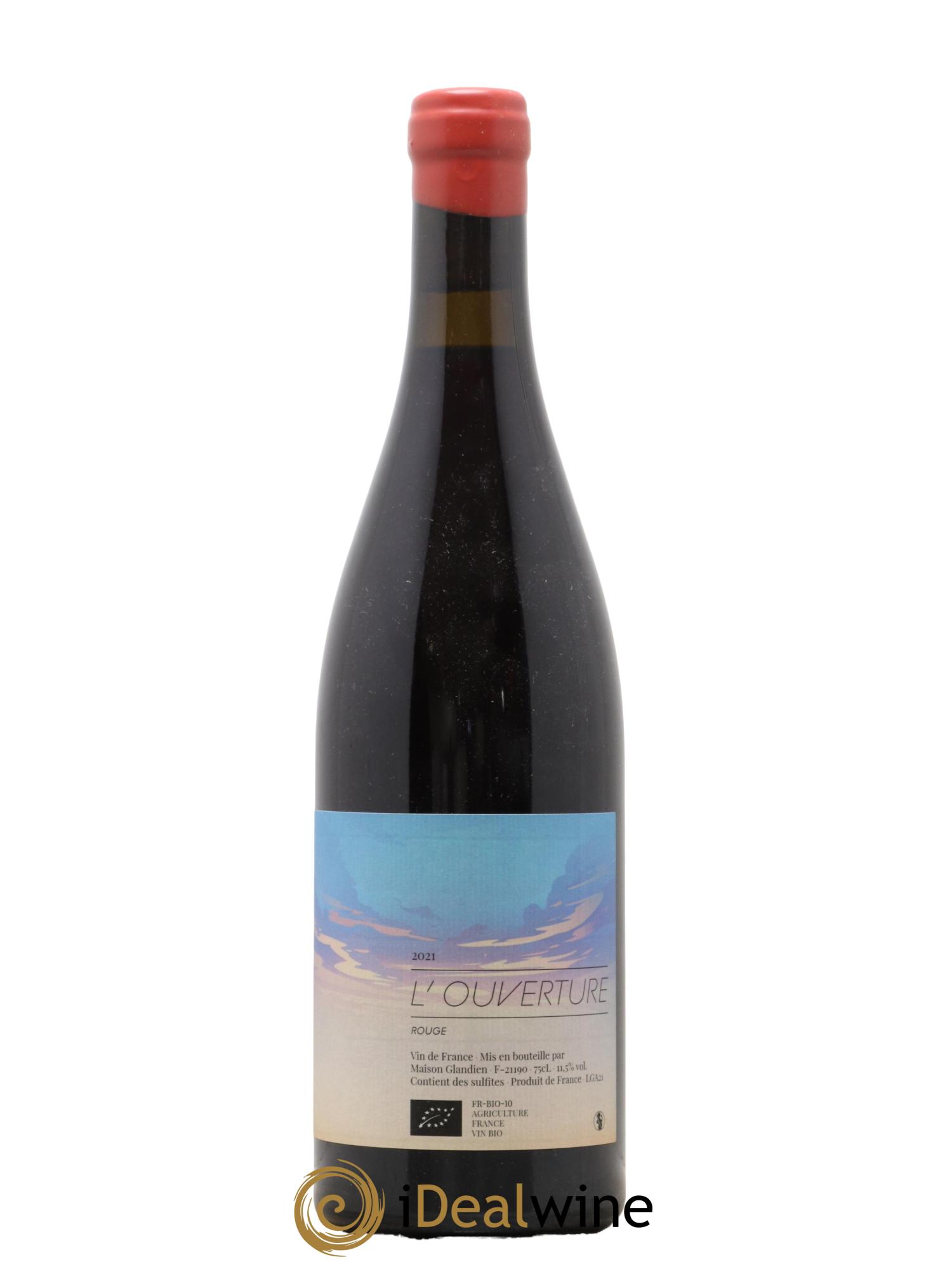 Vin de France L'Ouverture Maison Glandien 2021 - Lot de 1 bouteille - 0