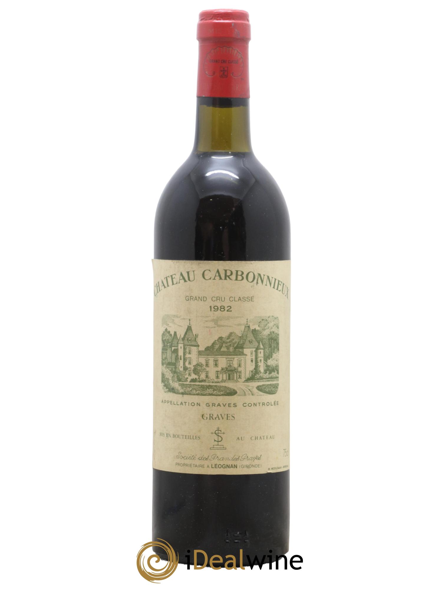 Château Carbonnieux Cru Classé de Graves 1982 - Lot de 1 bouteille - 0
