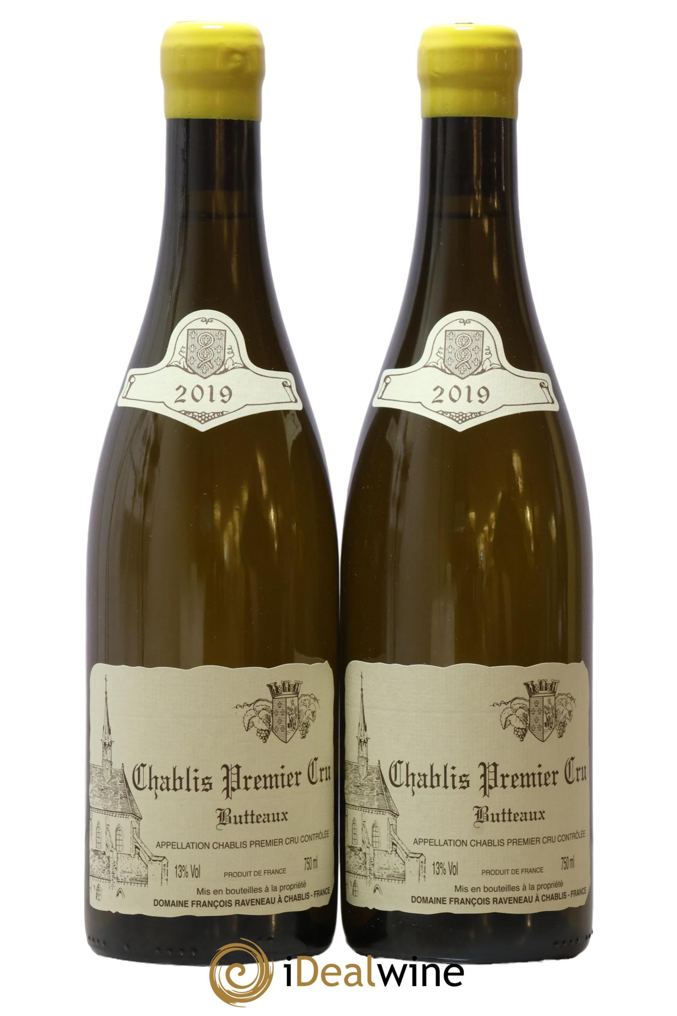 Chablis 1er Cru Butteaux Raveneau (Domaine) 2019 - Lot de 2 bouteilles - 0