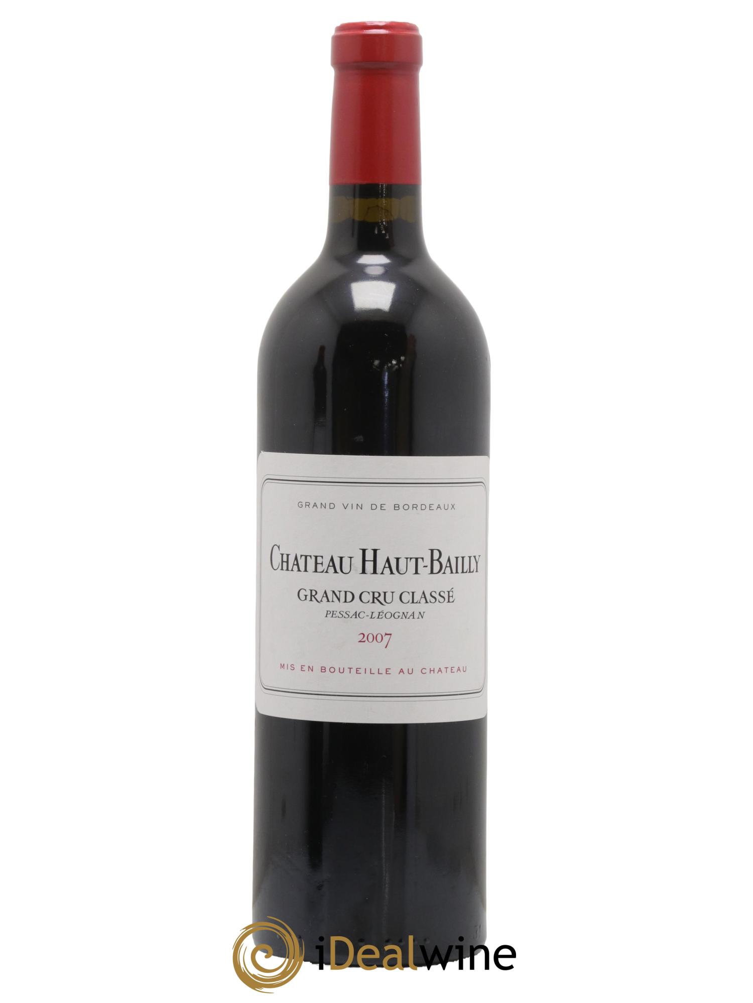 Château Haut-Bailly Cru Classé de Graves 2007 - Lot de 1 bouteille - 0