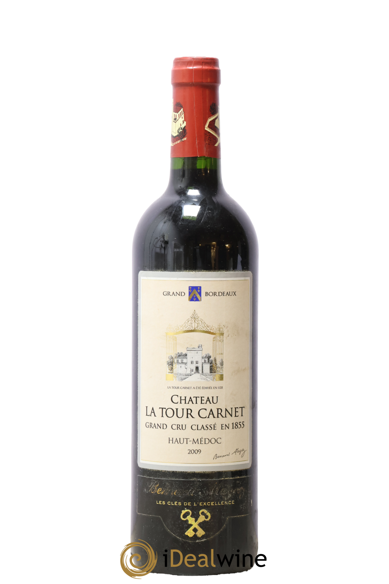 Château la Tour Carnet 4ème Grand Cru Classé 2009 - Lot of 1 bottle - 0