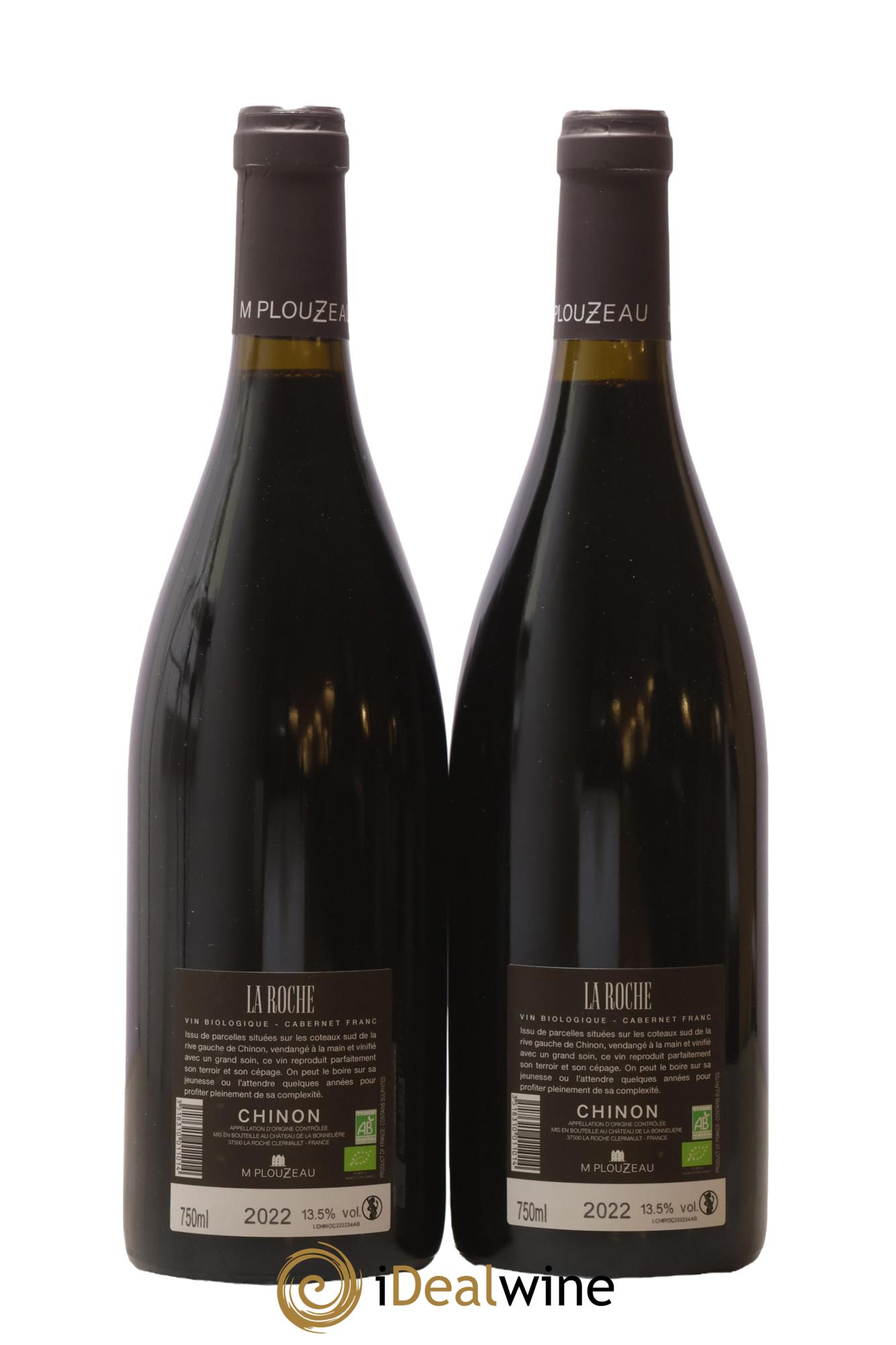 Chinon Château De La Bonneliere La Roche 2022 - Lot de 2 bouteilles - 1