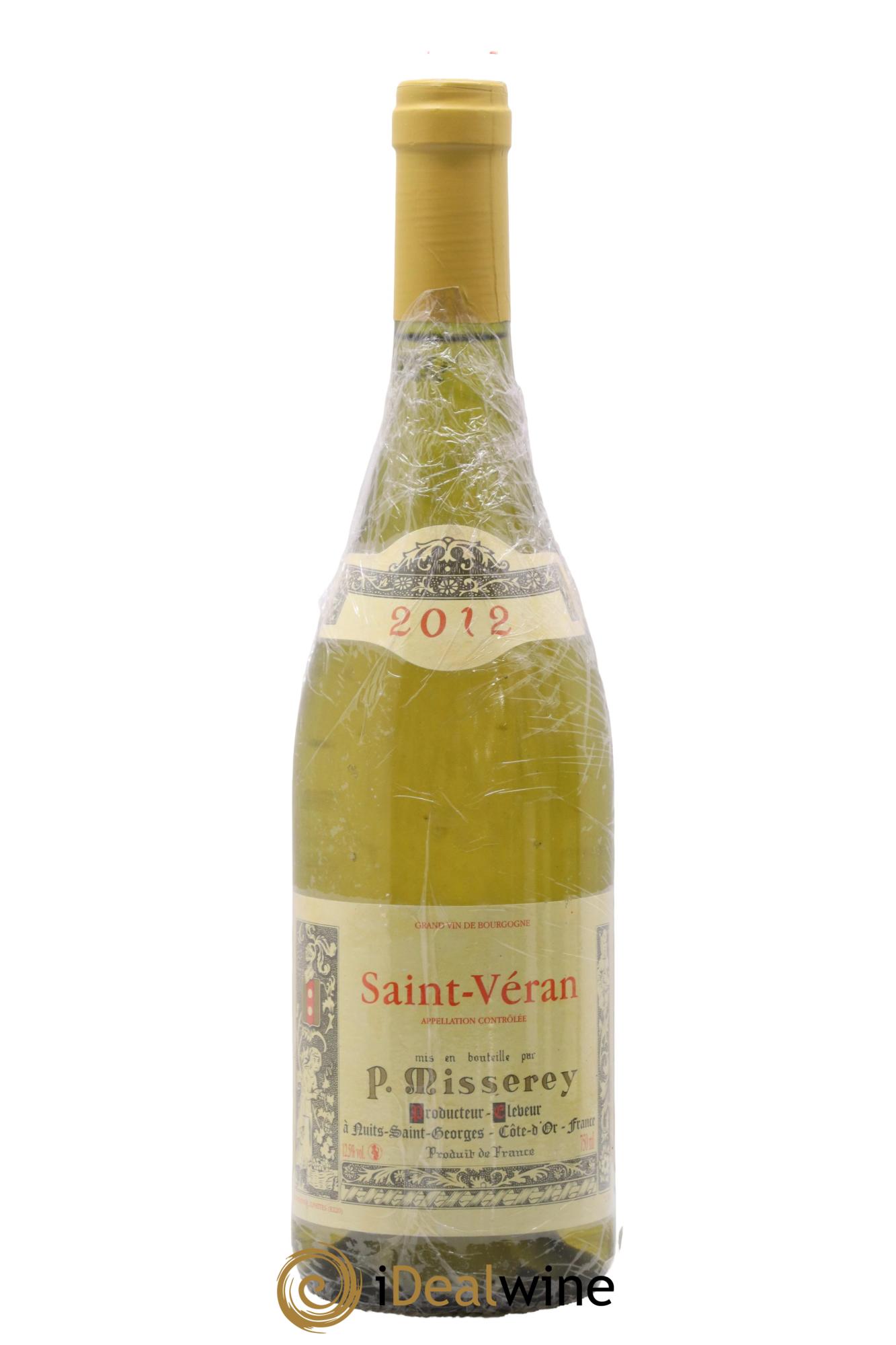 Saint-Véran P. Misserey 2012 - Lot de 1 bouteille - 0