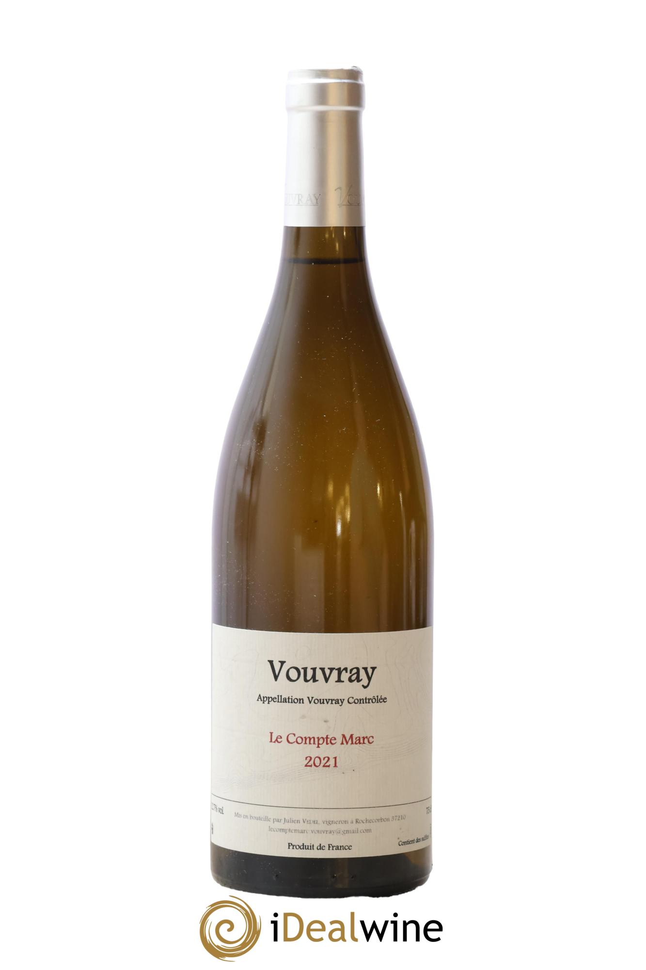 Vouvray Le Compte Marc Julien Vedel 2021 - Lotto di 1 bottiglia - 0