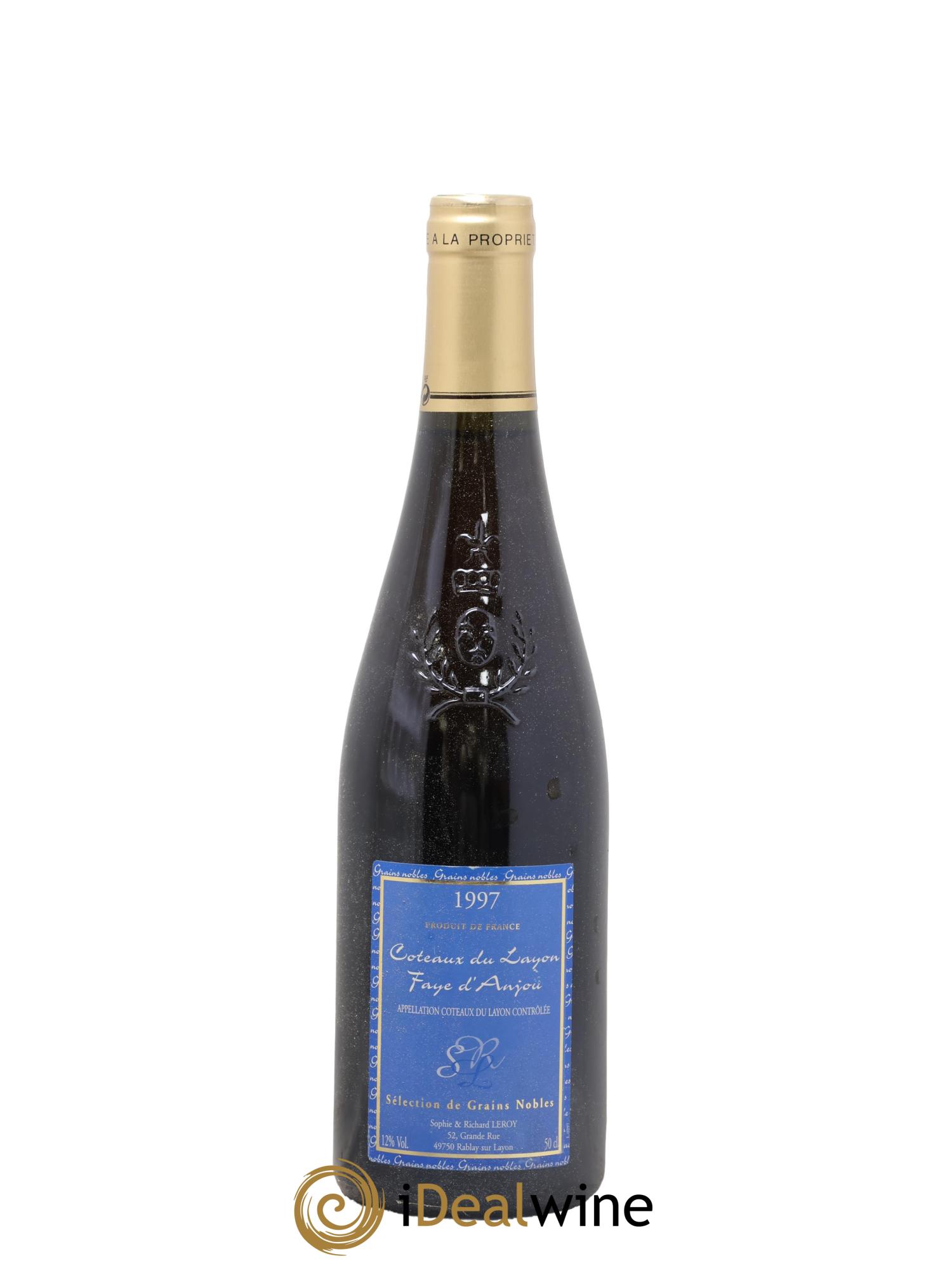 Coteaux du Layon Faye d'Anjou Sélection de grains nobles 50cl Richard Leroy 1997 - Lot of 1 500ml format - 0