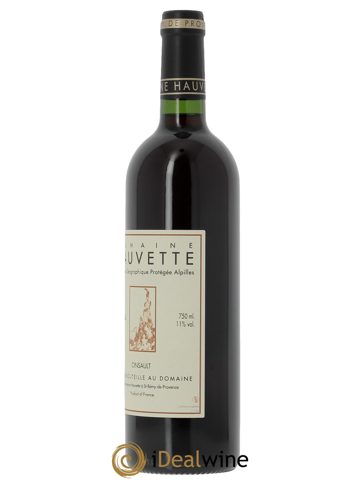 Alpilles Cinsault Hauvette (Domaine) 2024 - Lot de 1 bouteille - 1