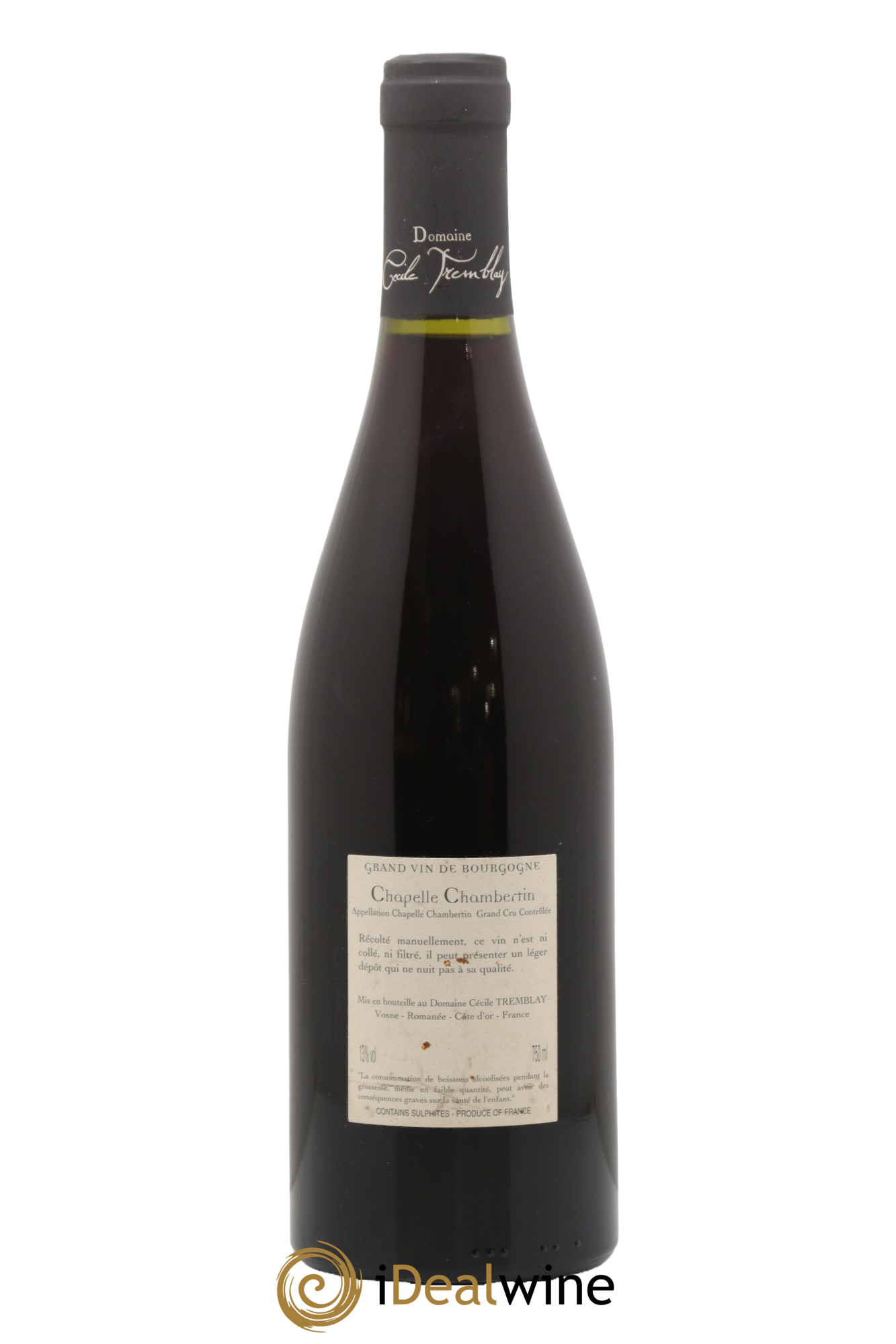 Chapelle-Chambertin Grand Cru Cécile Tremblay 2008 - Lot of 1 bottle - 1