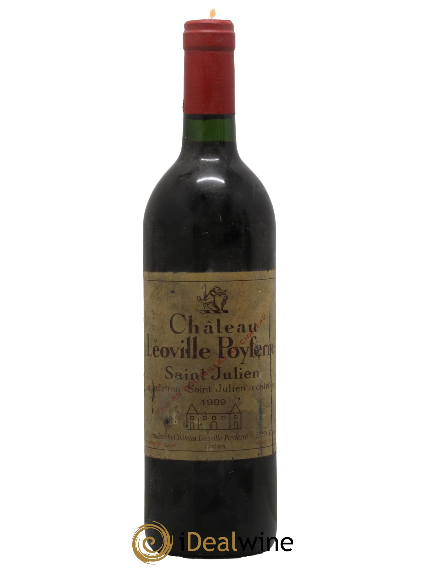 Château Léoville Poyferré 2ème Grand Cru Classé 1989 - Lot de 1 bouteille - 0