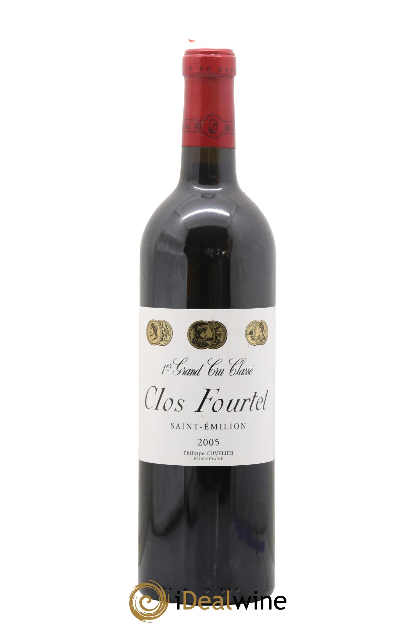 Clos Fourtet 1er Grand Cru Classé B 2005 - Lot de 1 bouteille - 0